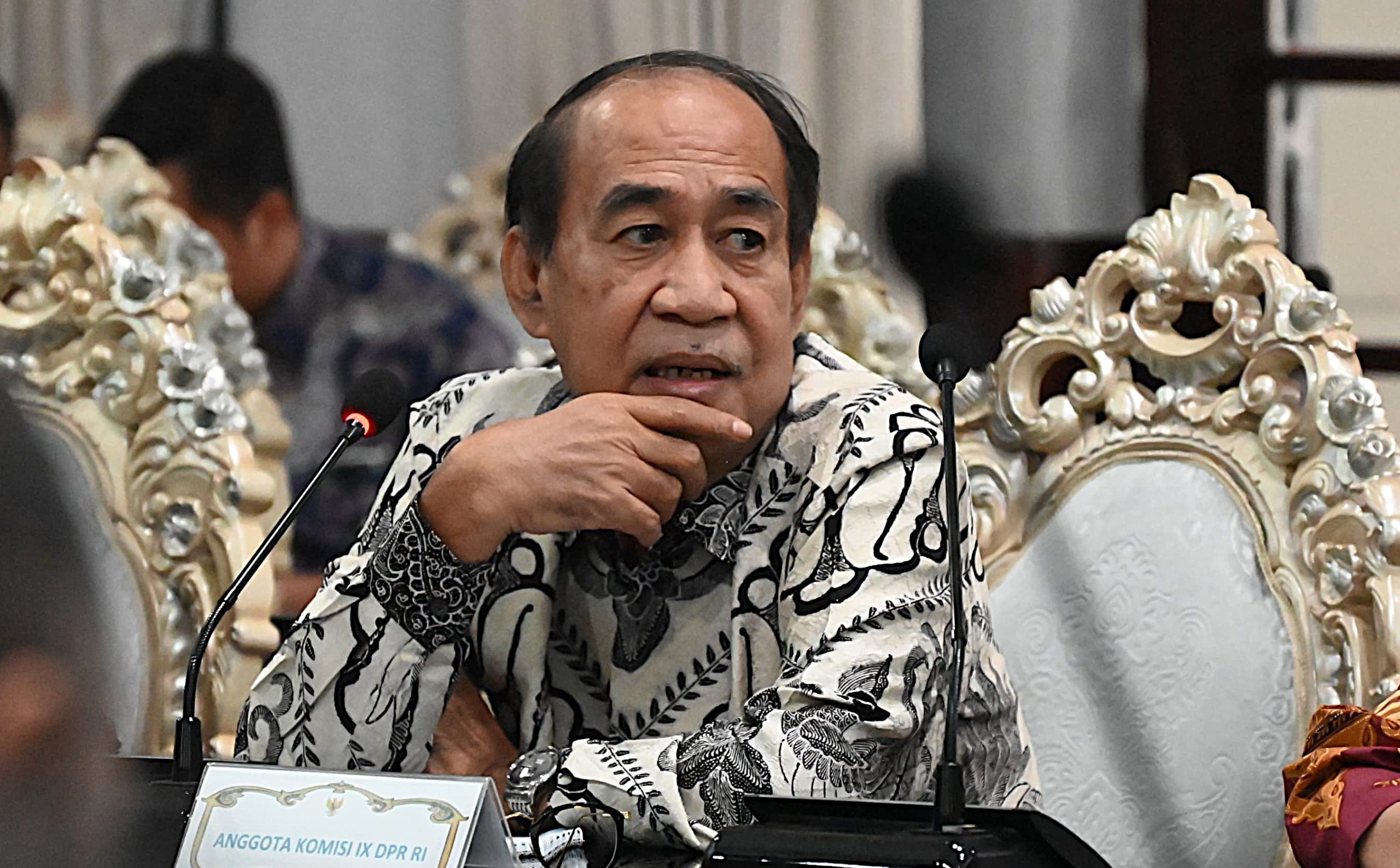Anggota Komisi IX, Ashabul Kahfi dalam Kunjungan Kerja Spesifik Komisi IX ke Kantor Wali Kota Surabaya, Jawa Timur, pada Kamis (13/03/2025). Foto : Estu/Andri.