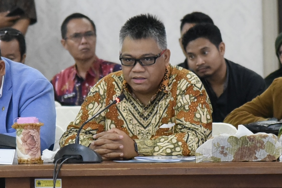 Anggota Komisi II DPR, M. Giri Ramanda N. Kiemas, saat mengikuti Kunjungan Kerja Spesifik Tim Komisi II ke Semarang, Jawa Tengah, Kamis (06/03/2025). Foto: Ica/vel.