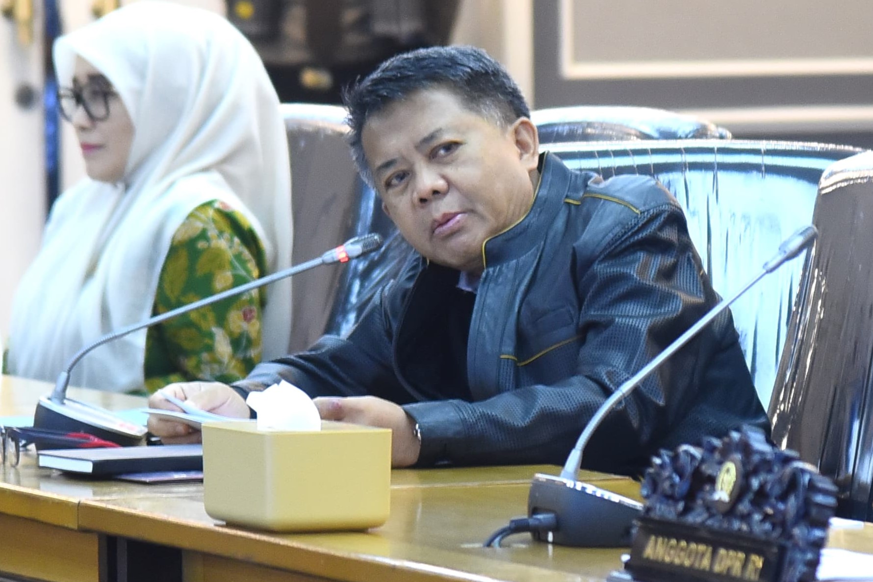 Anggota Komisi XIII DPR RI Sohibul Iman, dalam Rapat Dengar Pendapat Umum (RDPU) mengenai RUU tentang Perubahan Kedua atas UU No. 13 Tahun 2006 tentang Perlindungan Saksi dan Korban, di Ruang Rapat Komisi XIII, Gedung Nusantara II, DPR RI, Senayan, Jakarta, Selasa (4/3/2025). Foto: Runi/vel.