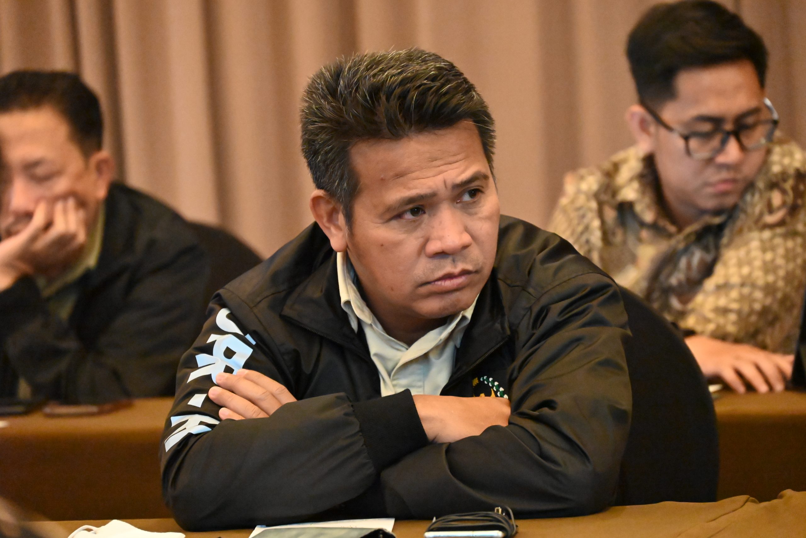 Anggota Komisi XII DPR RI Syafruddin, saat mengikuti Kunjungan Kerja Komisi XII di Kota Kendari, Sulawesi Tenggara, Jumat (20/03/2024). Foto: Singgih/vel.