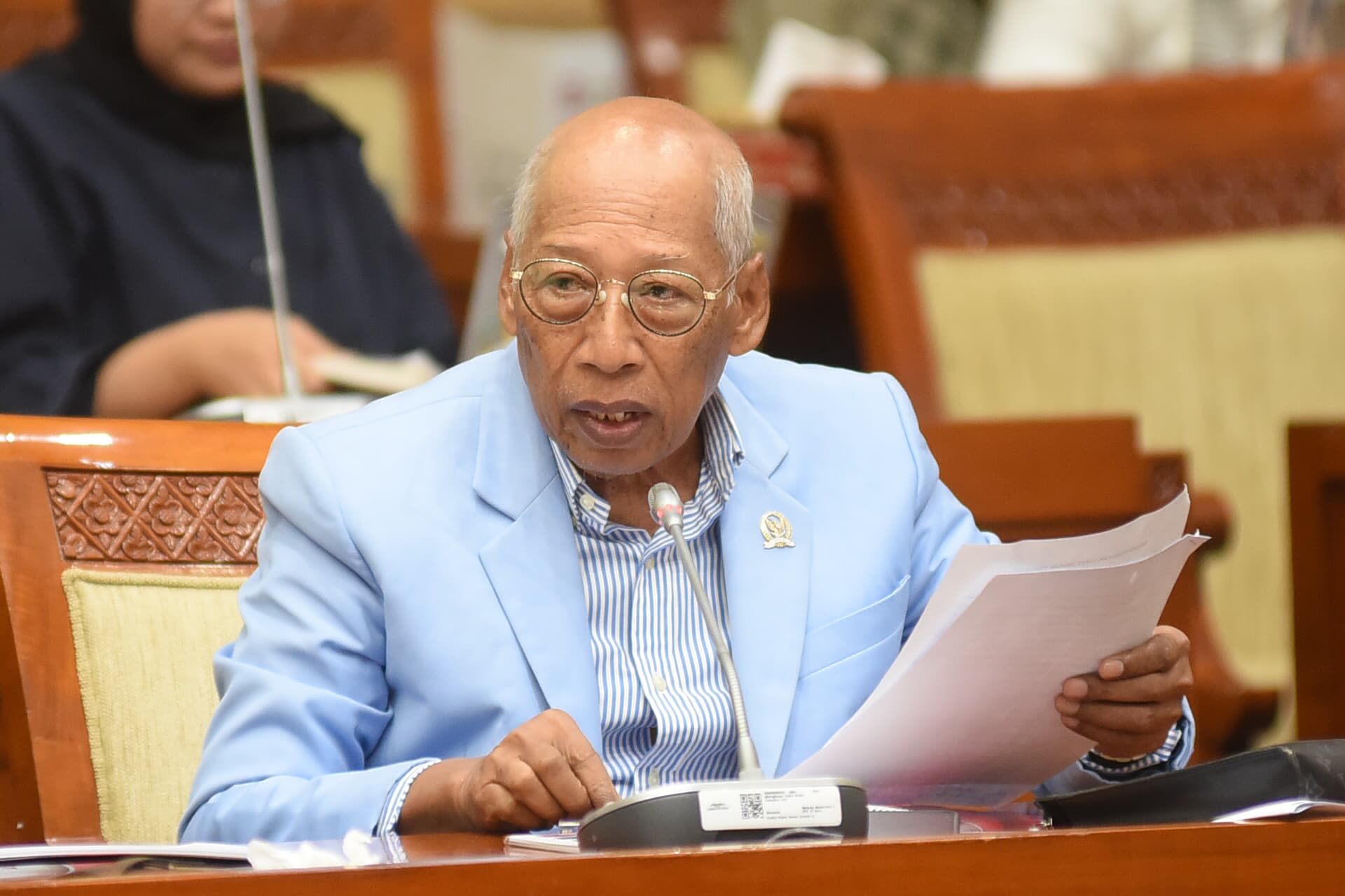 Anggota Komisi III DPR RI I Wayan Sudirta, dalam Rapat Dengar Pendapat (RDP) dengan Kepala Badan Pemeliharaan Keamanan Polri, di Gedung Nusantara II, Senayan, Jakarta, Selasa (18/3/2025). Foto: Dep/vel.