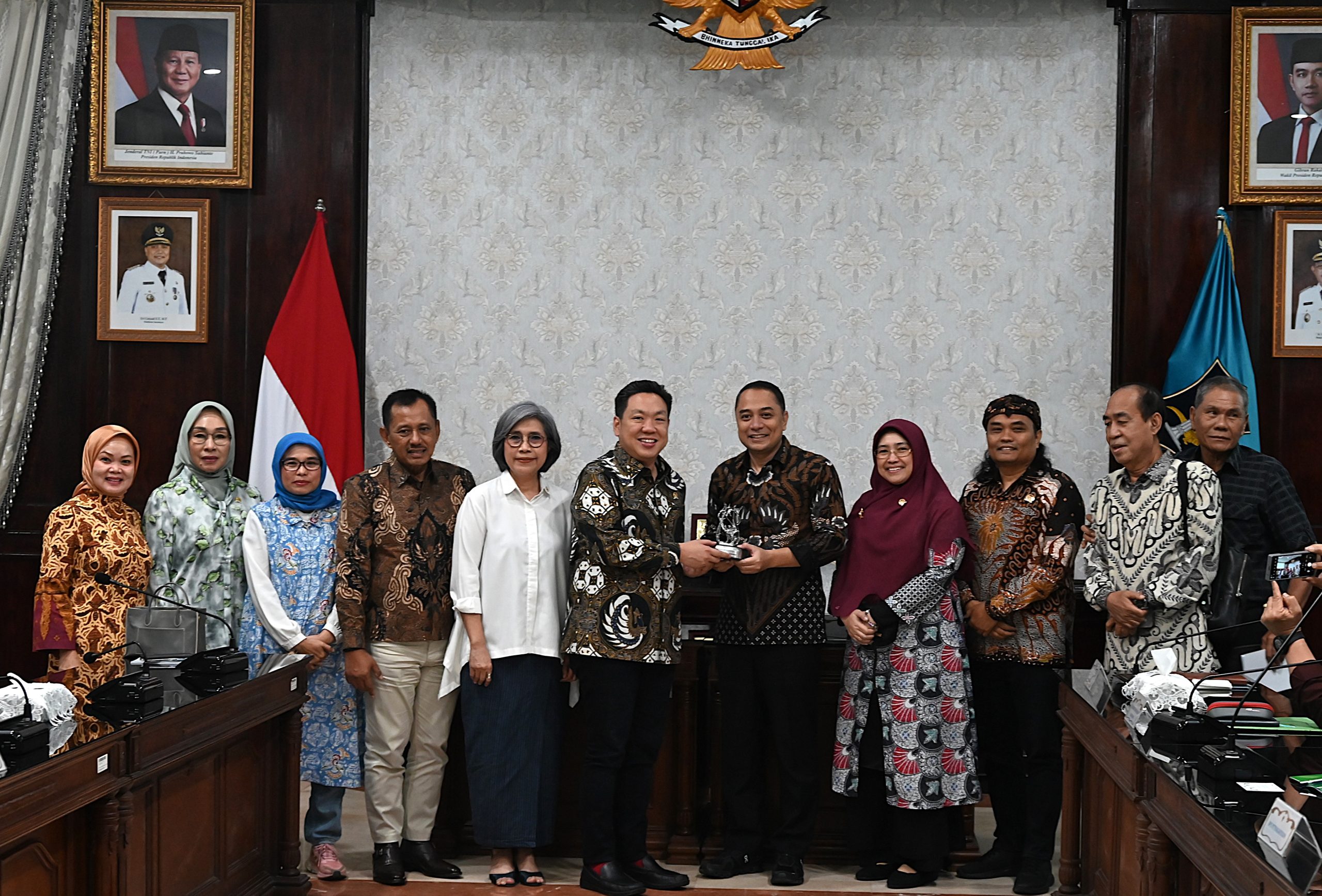 Wakil Ketua Komisi IX, Charles Honoris dalam Kunjungan Kerja Spesifik (Kunspek) ke Kantor Wali Kota Surabaya pada Kamis (13/03/2025). Foto : Estu/Andri.