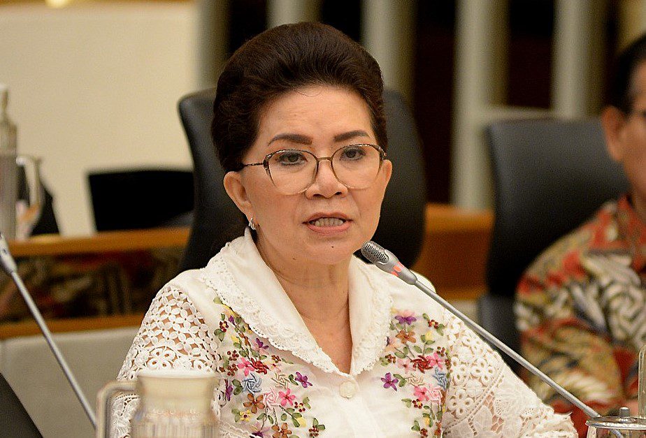 Anggota Komisi IV DPR RI Ellen Esther Pelealu dalam rapat Komisi IV DPR RI dengan Kementerian Kehutanan di Gedung Nusantara, Jakarta, Kamis (27/2/2025). Foto : Runi/Andri.