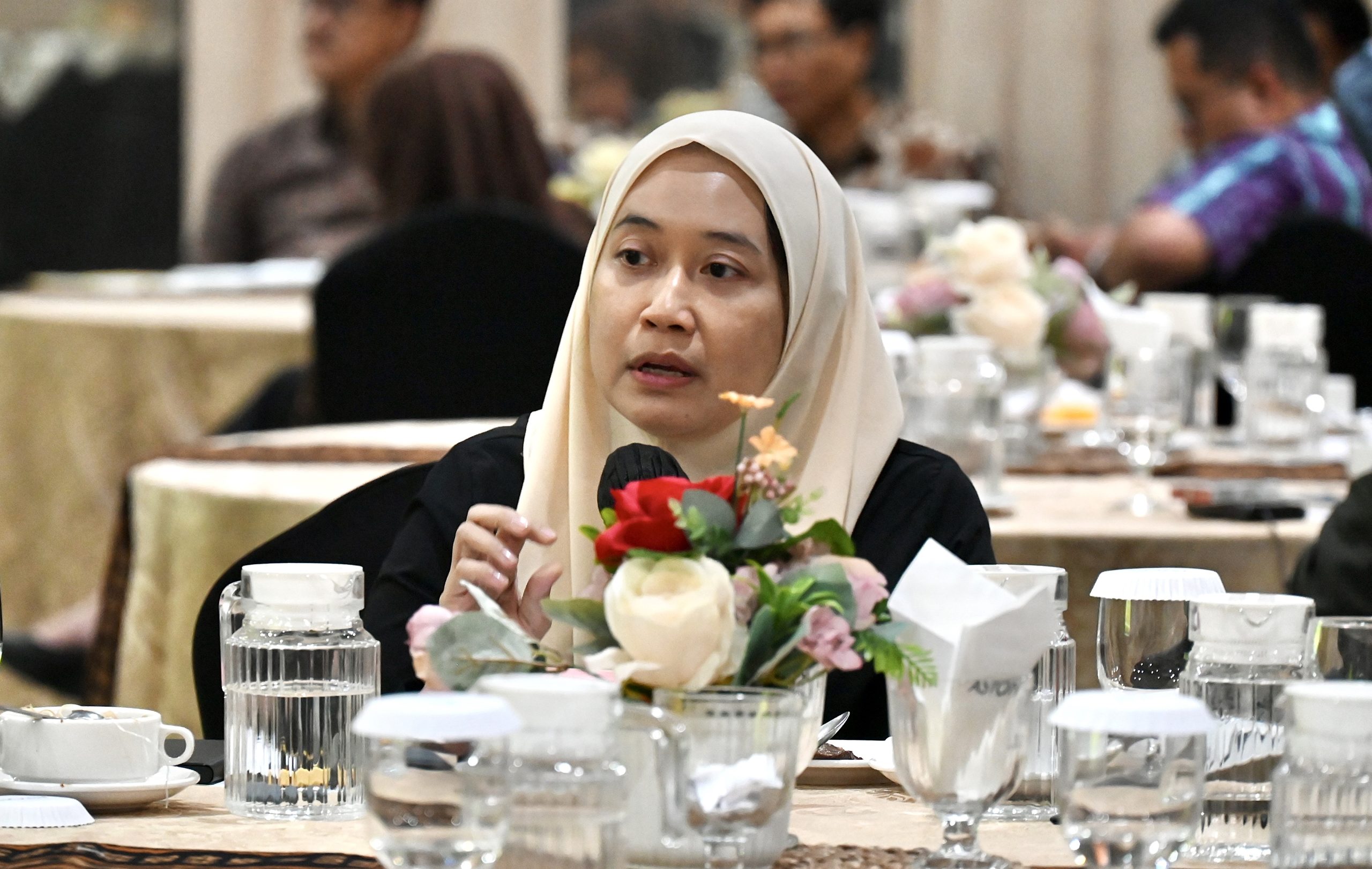 Anggota Komisi XII DPR RI, Dewi Yustisiana saat kunjungan kerja spesifik Komisi XII DPR RI ke Semarang, Provinsi Jawa Tengah (24/04/2025). Foto : Ulpi/Andri.