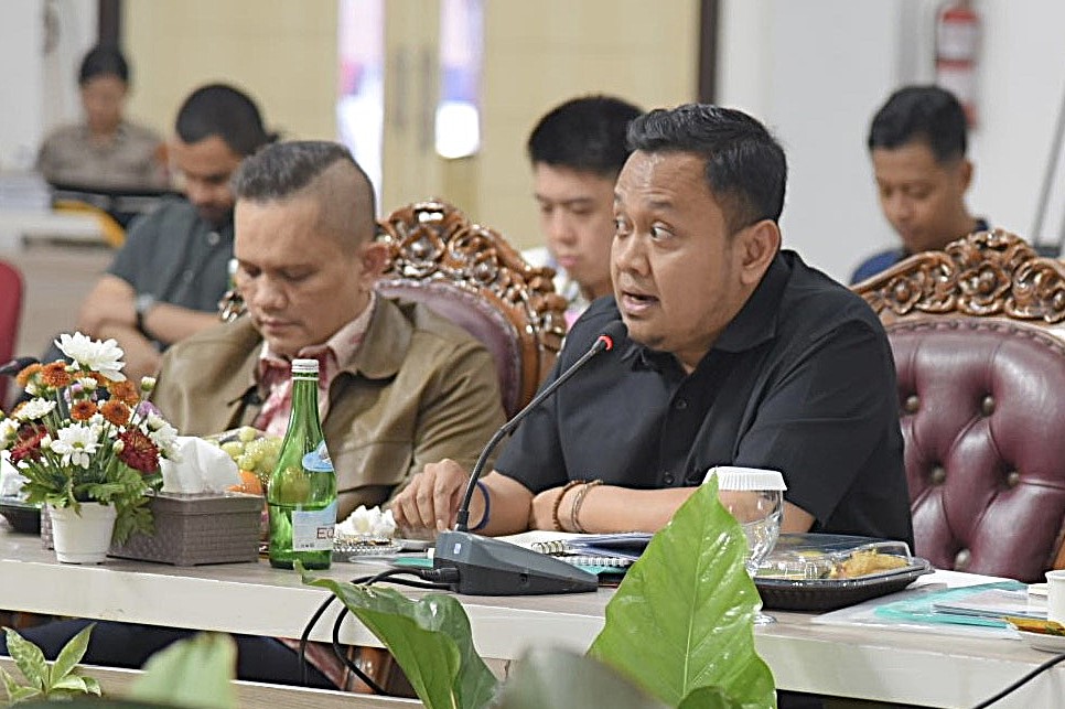 Anggota Komisi III DPR RI, Bimantoro Wiyono saat mengikuti kunjungan kerja reses Komisi III DPR RI ke Kalimantan Tengah, Kamis (10/4/2025). Foto : Yasmin/Andri.