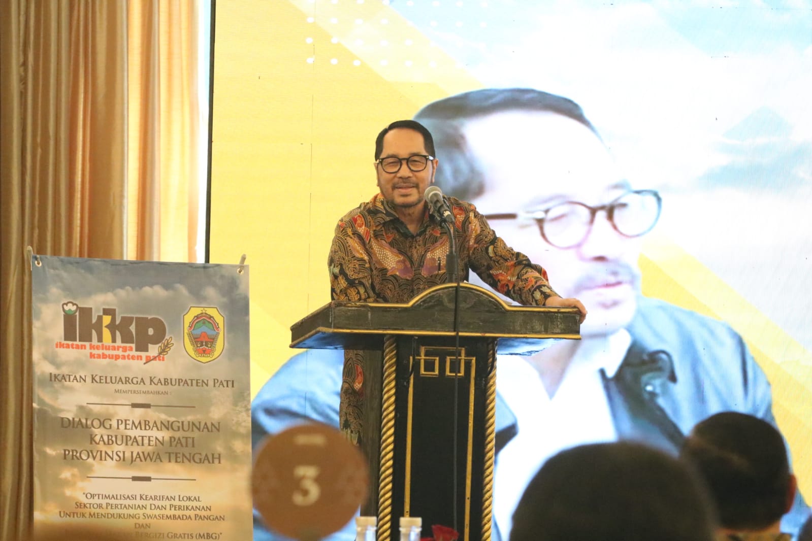 Anggota Komisi IV DPR RI Firman Subagyo, dalam acara di Senayan, Jakarta, Minggu (20/4/2025). Foto: ssb/vel.