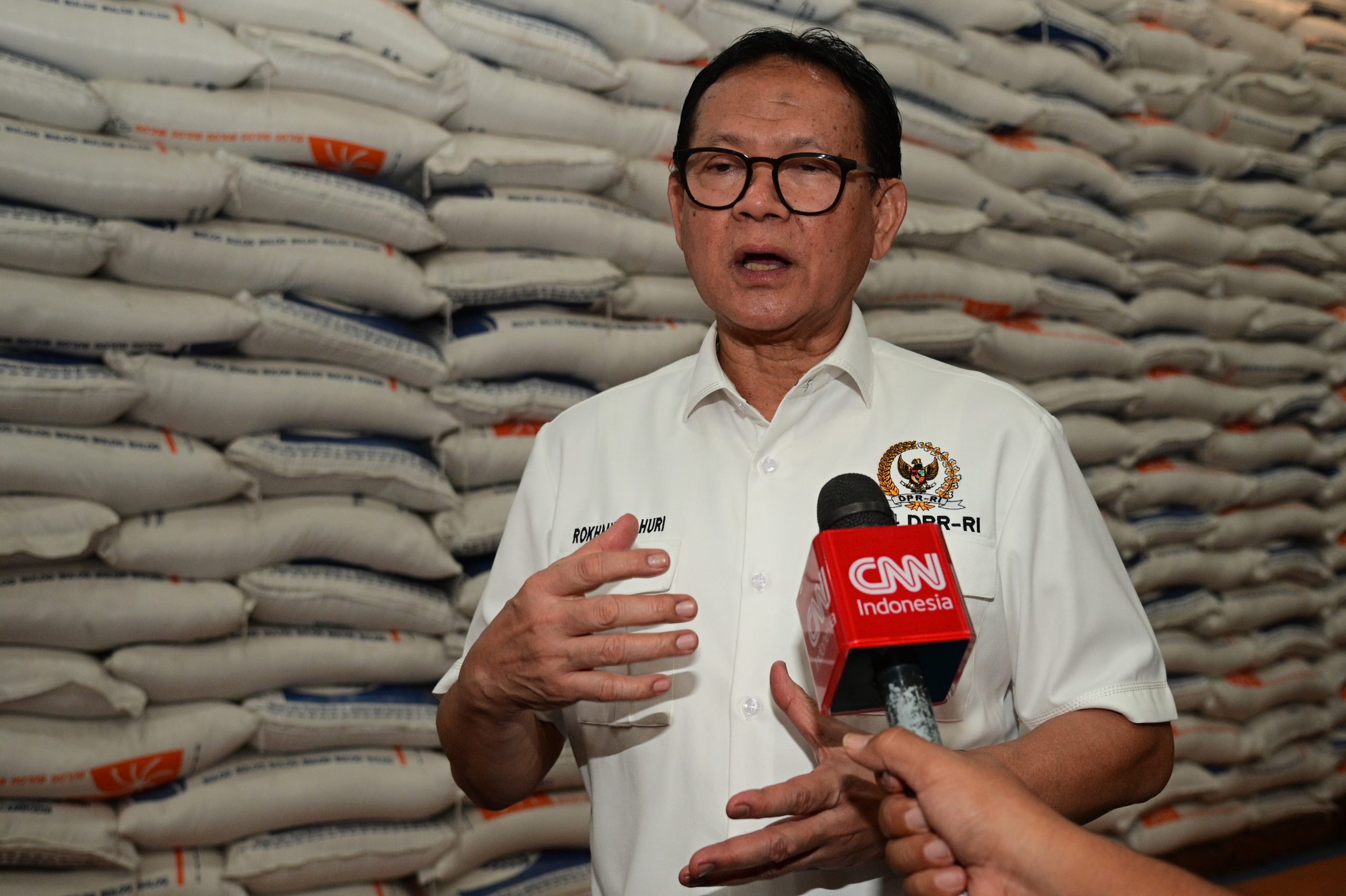 Anggota Komisi IV DPR RI Rokhmin Dahuri di sela sela mengikuti Kunjungan Kerja Reses Komisi IV DPR RI ke Provinsi Sumatera Utara, Rabu (9/4/2025). Foto : Farhan/Andri.