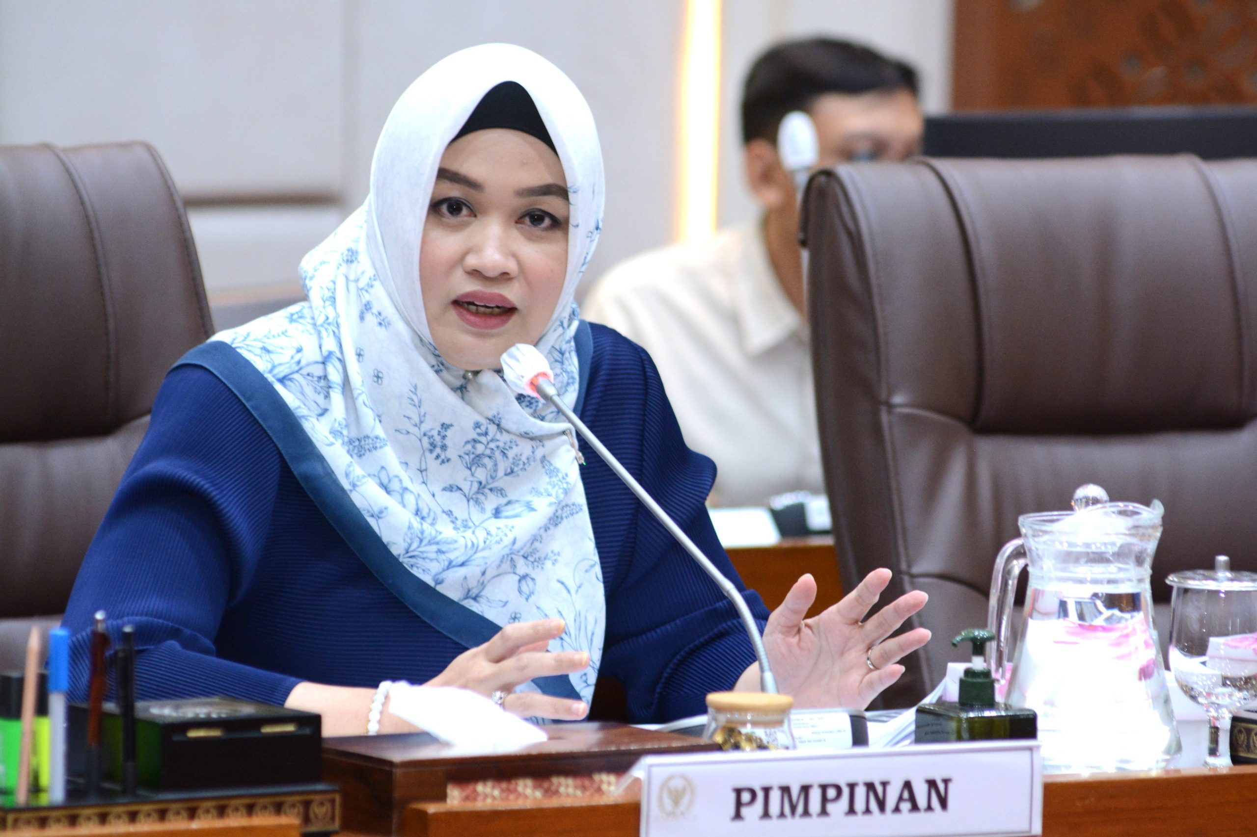 Wakil Ketua Komisi IX DPR RI, Putih Sari saat RDPU Audiensi Dengan Kelompok Masyarakat/Pasien Dugaan Malpraktik Permohonan Audiensi Terkait Dugaan Korban Malpraktik di Gedung Nusantara I, Senayan, Jakarta, Senin (19/05/2025). Foto : Opie/Andri.