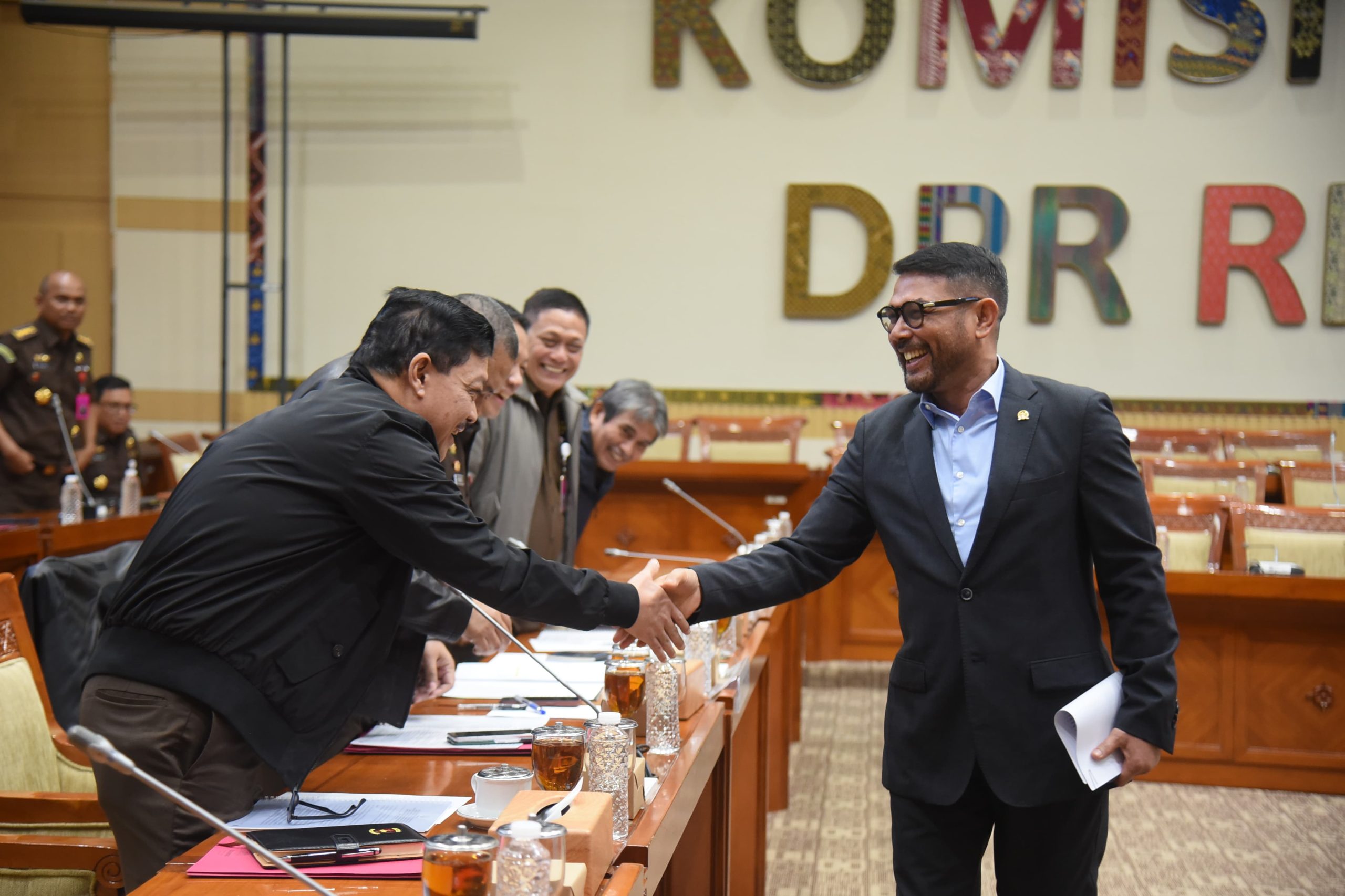 Anggota Komisi III DPR RI, Nasir Djamil, usai Rapat Dengar Pendapat (RDP) dengan Jaksa Agung Muda Tindak Pidana Khusus di Gedung Nusantara II, Senayan, Jakarta, Selasa (20/5/2025). Foto: Dep/vel.