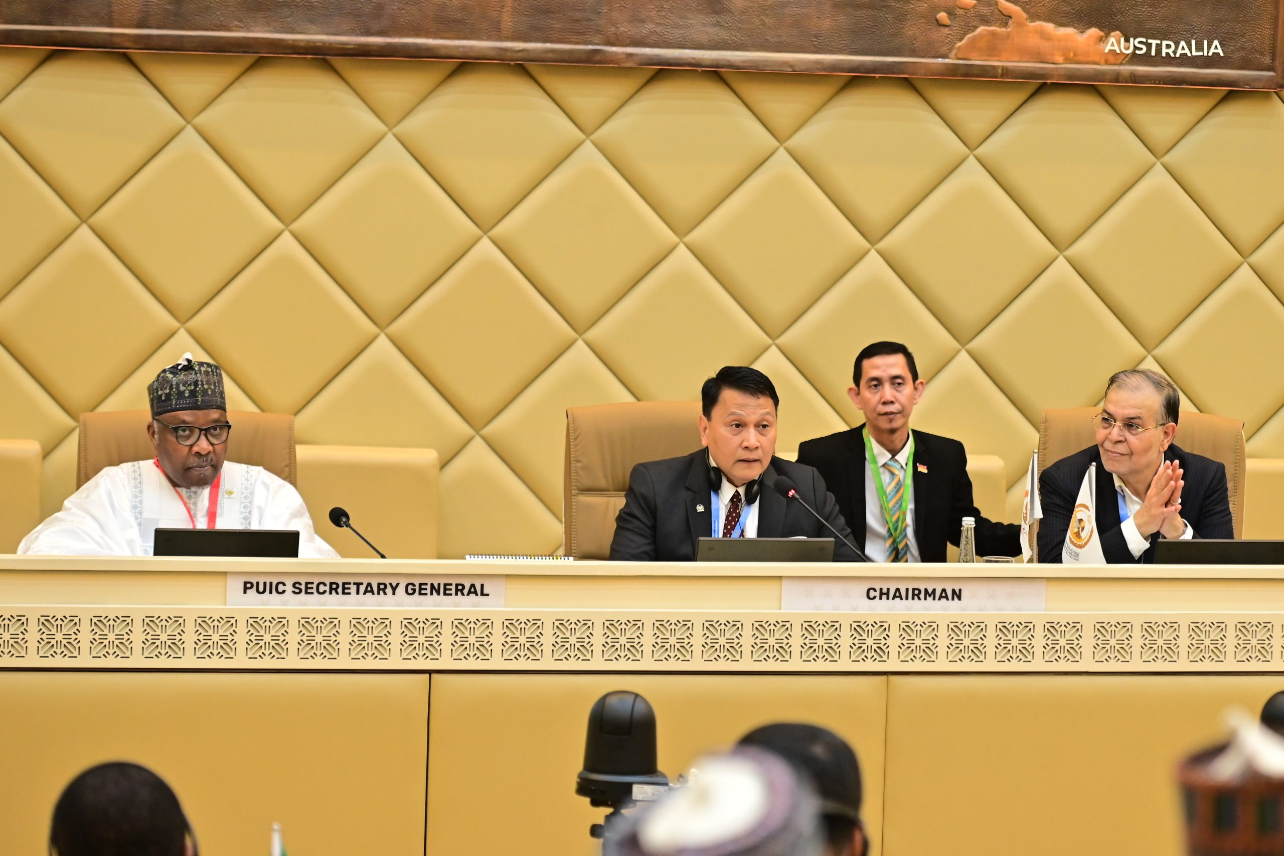 Ketua Badan Kerja Sama Antar-Parlemen (BKSAP) DPR RI Mardani Ali Sera saat memimpin 53rd Meeting of the Executive Committee, di Gedung DPR RI, Senin, 12 Mei 2025. Foto: Farhan/vel.