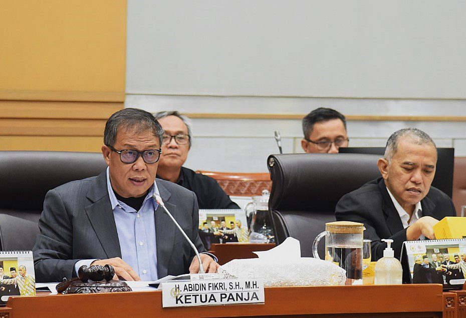 Wakil Ketua Komisi VIII DPR RI, Abidin Fikri saat Rapat Dengar Pendapat (RDP) di Nusantara II, Senayan, Jakarta, Rabu (14/5/2025). Foto : Arief/Andri.
