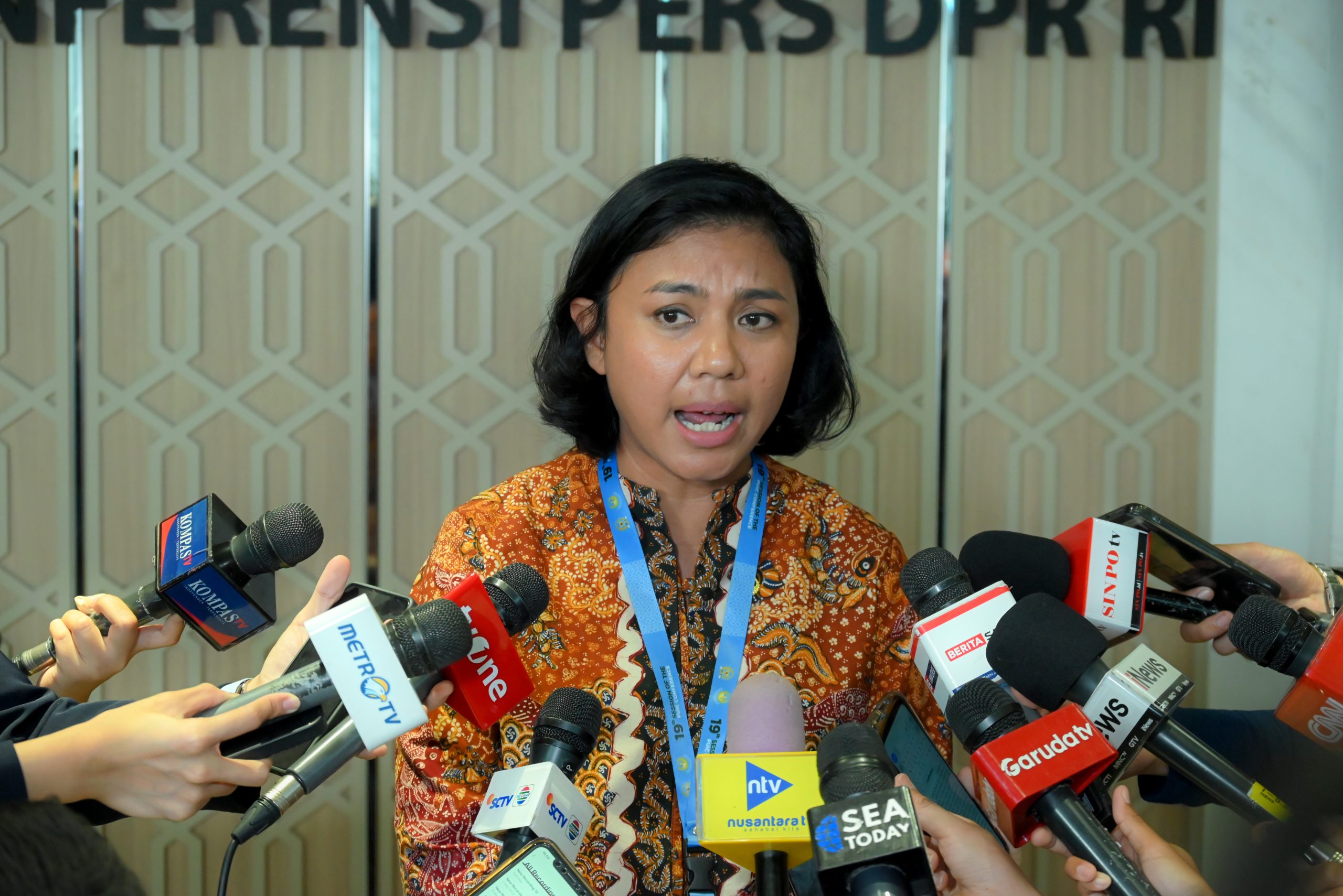 Wakil Ketua Badan Kerja Sama Antar-Parlemen (BKSAP) DPR RI, Irine Yustiana Roba Putri. Foto: mri/vel.