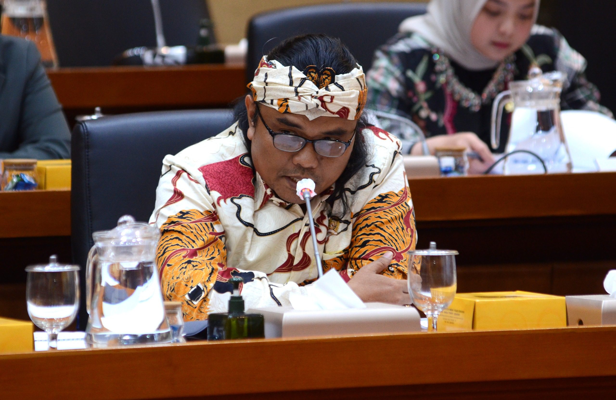 Anggota Komisi IX DPR RI Nurhadi, saat mengikuti Raker Komisi IX kepada jajaran BKKBN, di Gedung Nusantara I, DPR RI, Senayan, Jakarta, Rabu (30/4/2025). Foto: Geraldi/vel.