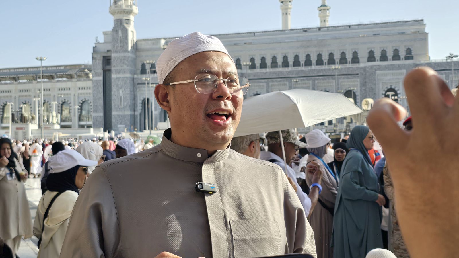 Ketua Timwas Haji DPR RI Cucun Ahmad Syamsurijal saat pemantauan ibadah haji di Makkah, Arab Saudi, Selasa (10/6/2025). Foto: rdn/vel.