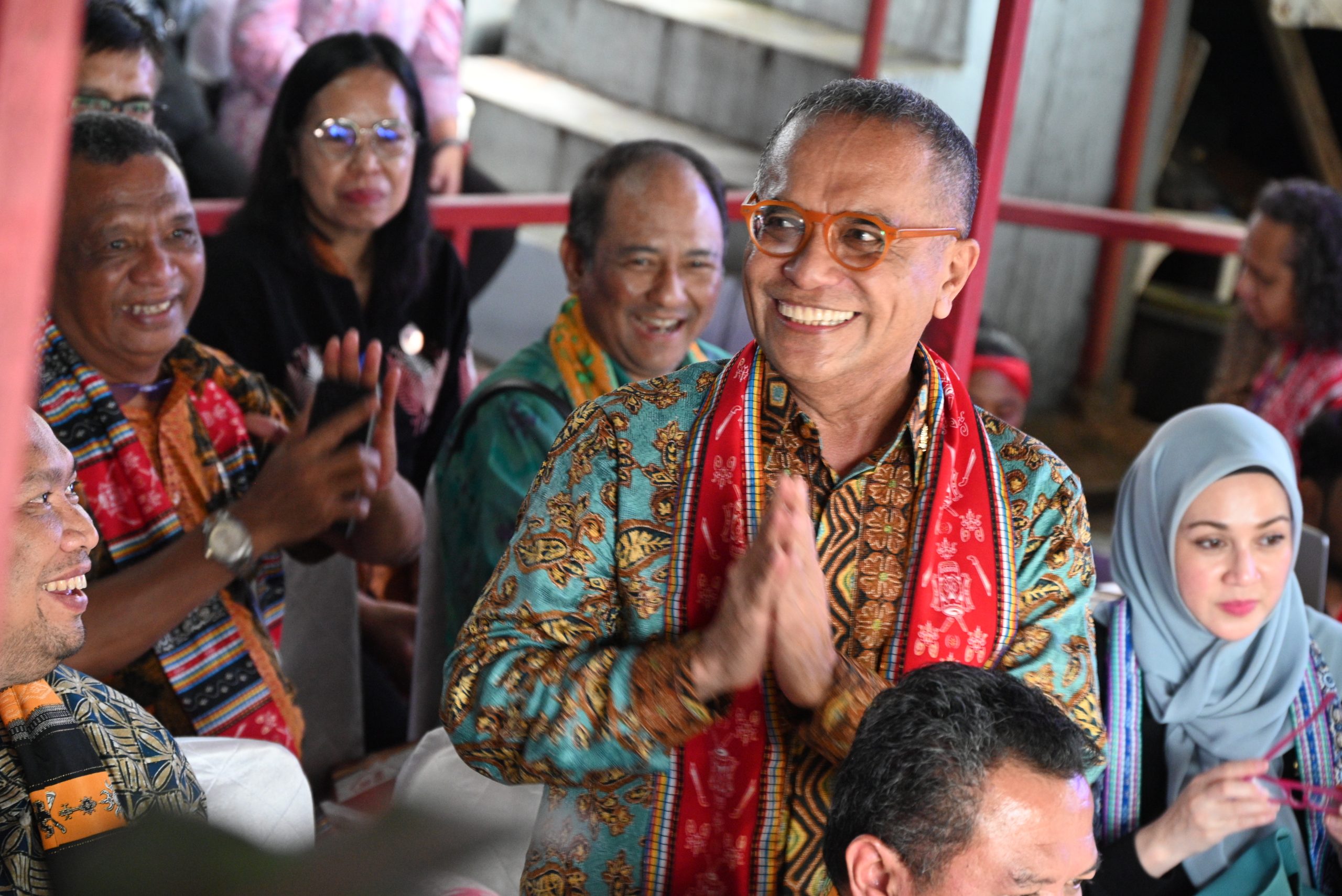 Anggota Komisi VII DPR RI, Samuel Wattimena saat kunjungan kerja di Ambon (11/6/2025). Foto : Hira/Andri.