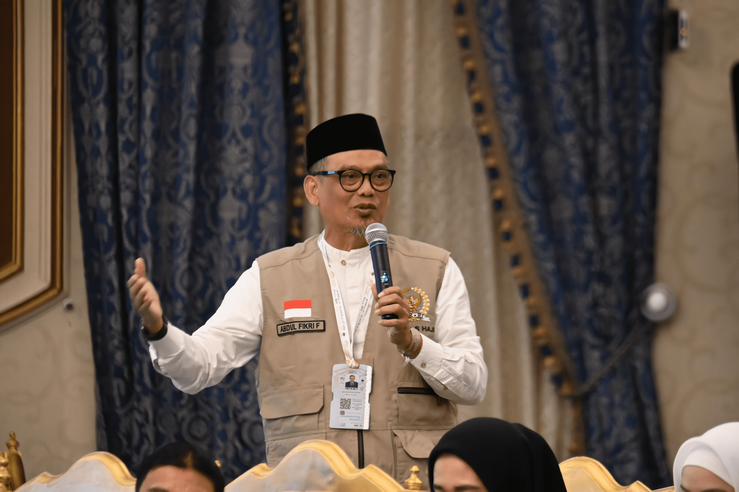Anggota Tim Pengawas Haji (Timwas Haji) DPR RI Abdul Fikri Faqih, saat pemantauan ibadah haji di Madinah, Arab Saudi, Rabu (11/6/2025). Foto: rdn/vel.