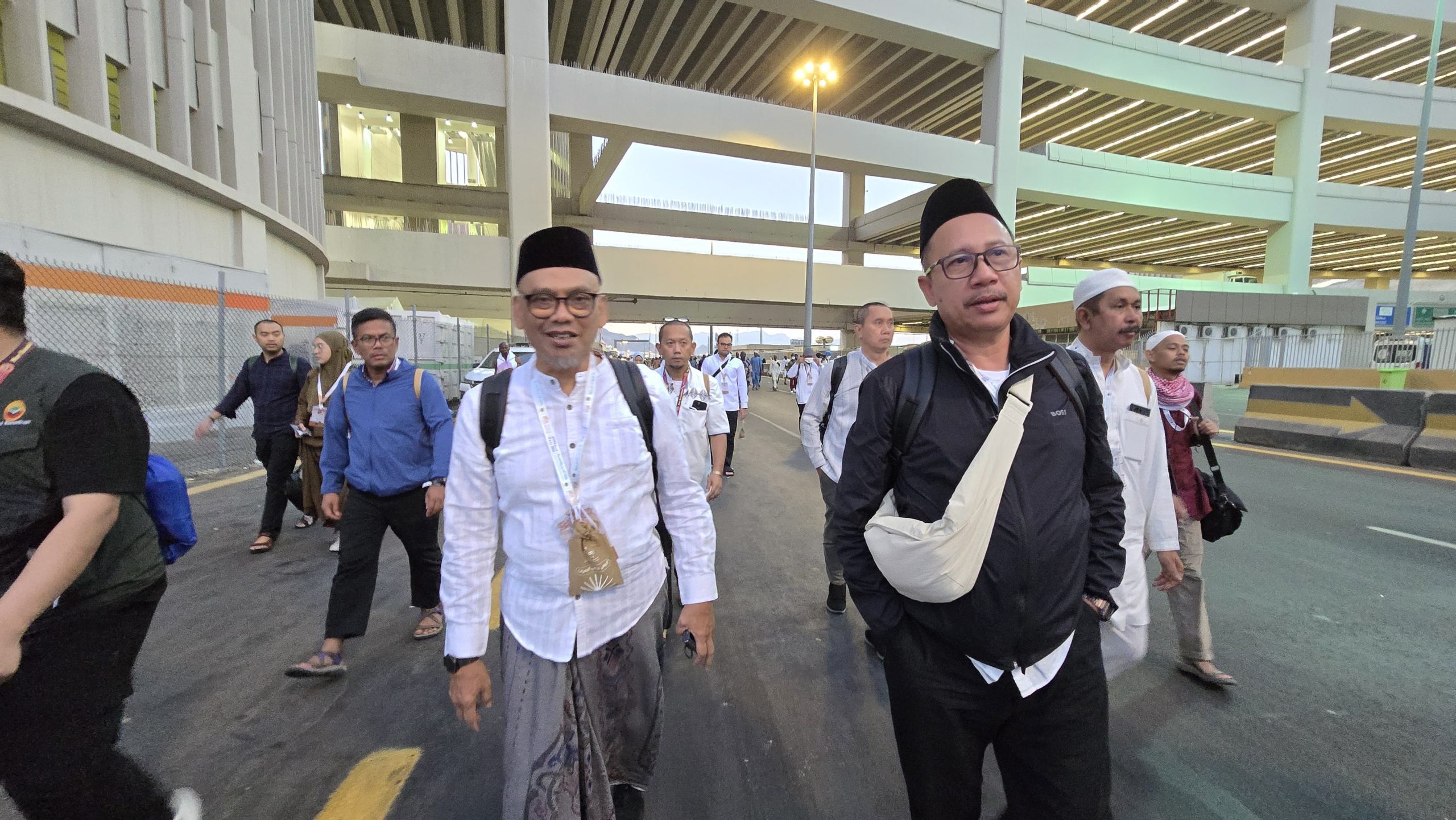 Anggota Tim Pengawas (Timwas) Haji DPR RI Abdul Fikri Faqih, saat kegiatan pemantauan ibadah haji di Makkah, Arab Saudi, Minggu (8/6/2025). Foto: rdn/vel.