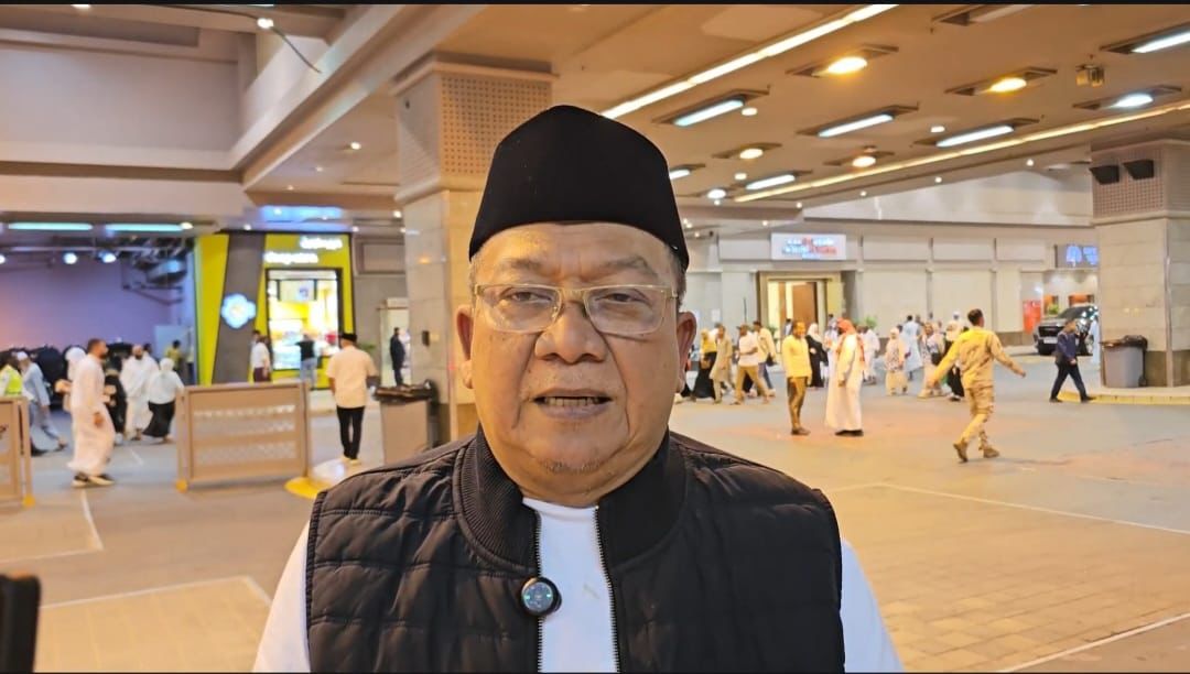 Anggota Tim Pengawas (Timwas) Haji DPR RI Abdul Wachid, saat pengawasan ibadah haji 2025 di Makkah, Arab Saudi, Kamis (12/6/2025). Foto: alfat/vel.