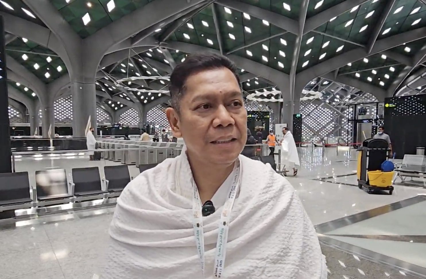 Wakil Ketua DPR RI Adies Kadir saat ditemui oleh Parlementaria di Madinah, Arab Saudi, Sabtu (31/5/2025). Foto: ubed/vel.