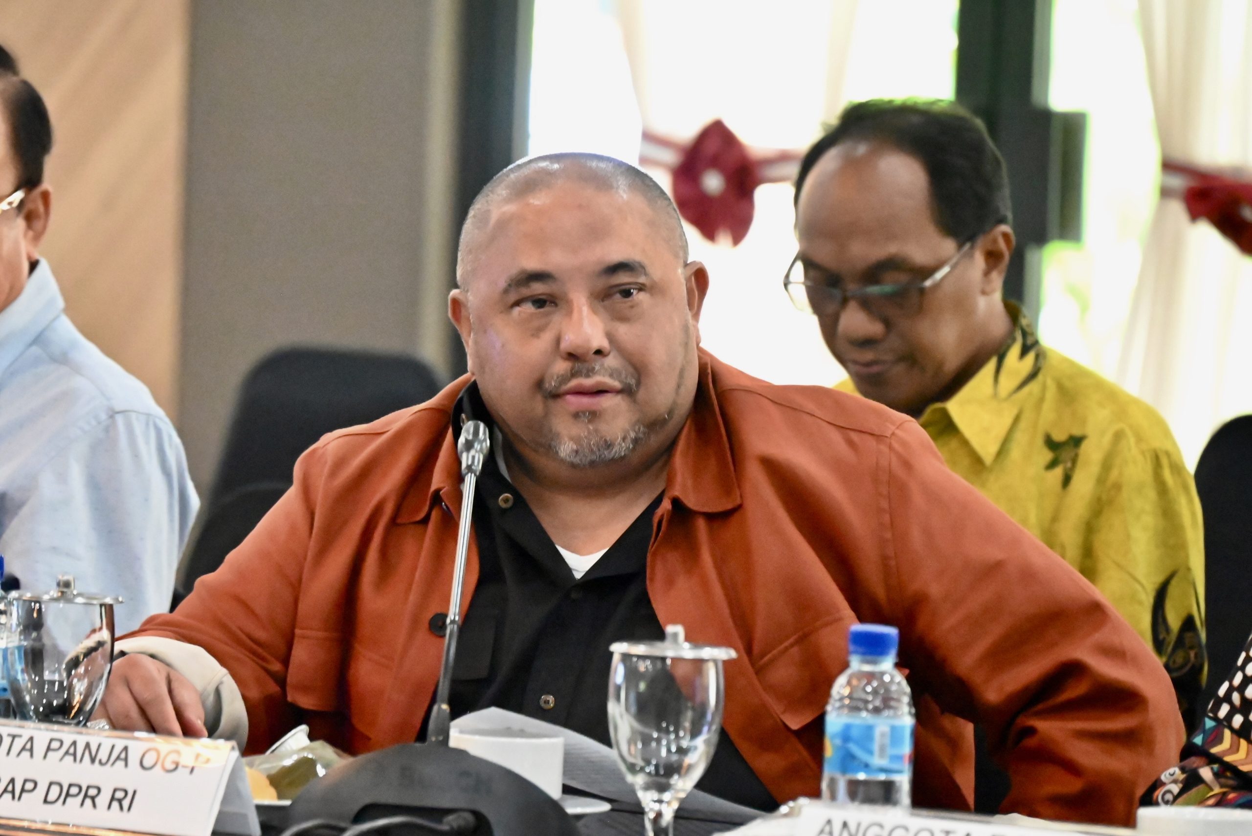 Anggota Panitia Kerja (Panja) OGP Badan Kerja Sama Antar-Parlemen (BKSAP) DPR RI, Habib Aboe Bakar Al-Hasbyi saat mengikuti Kunjungan Kerja Panja OGP BKSAP DPR RI ke NTB, Rabu (9/7/2025). Foto : Ria/Andri.