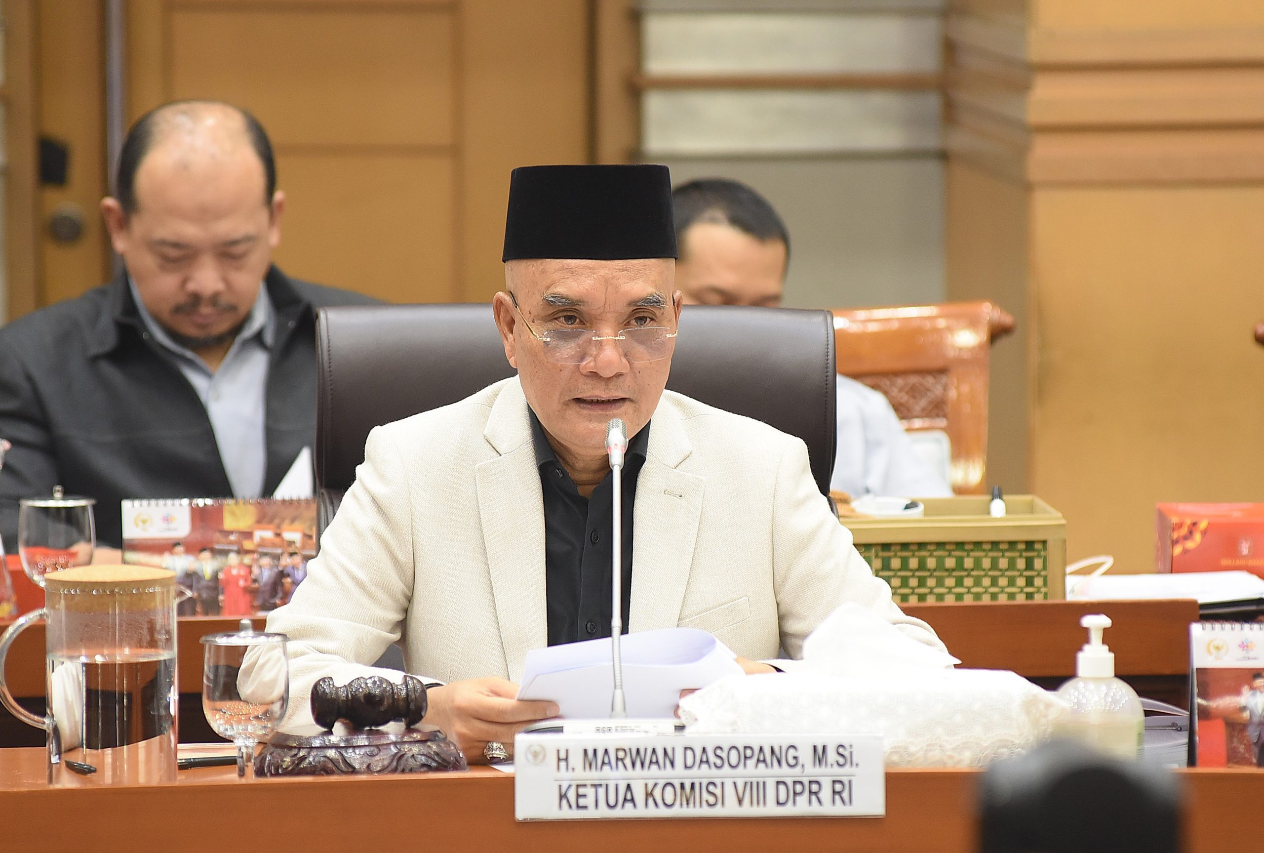 Ketua Komisi VIII DPR RI Marwan Dasopang di Gedung Nusantara II, DPR RI, Senayan, Jakarta, Senin (14/7/2025). Foto : Arief/Andri.