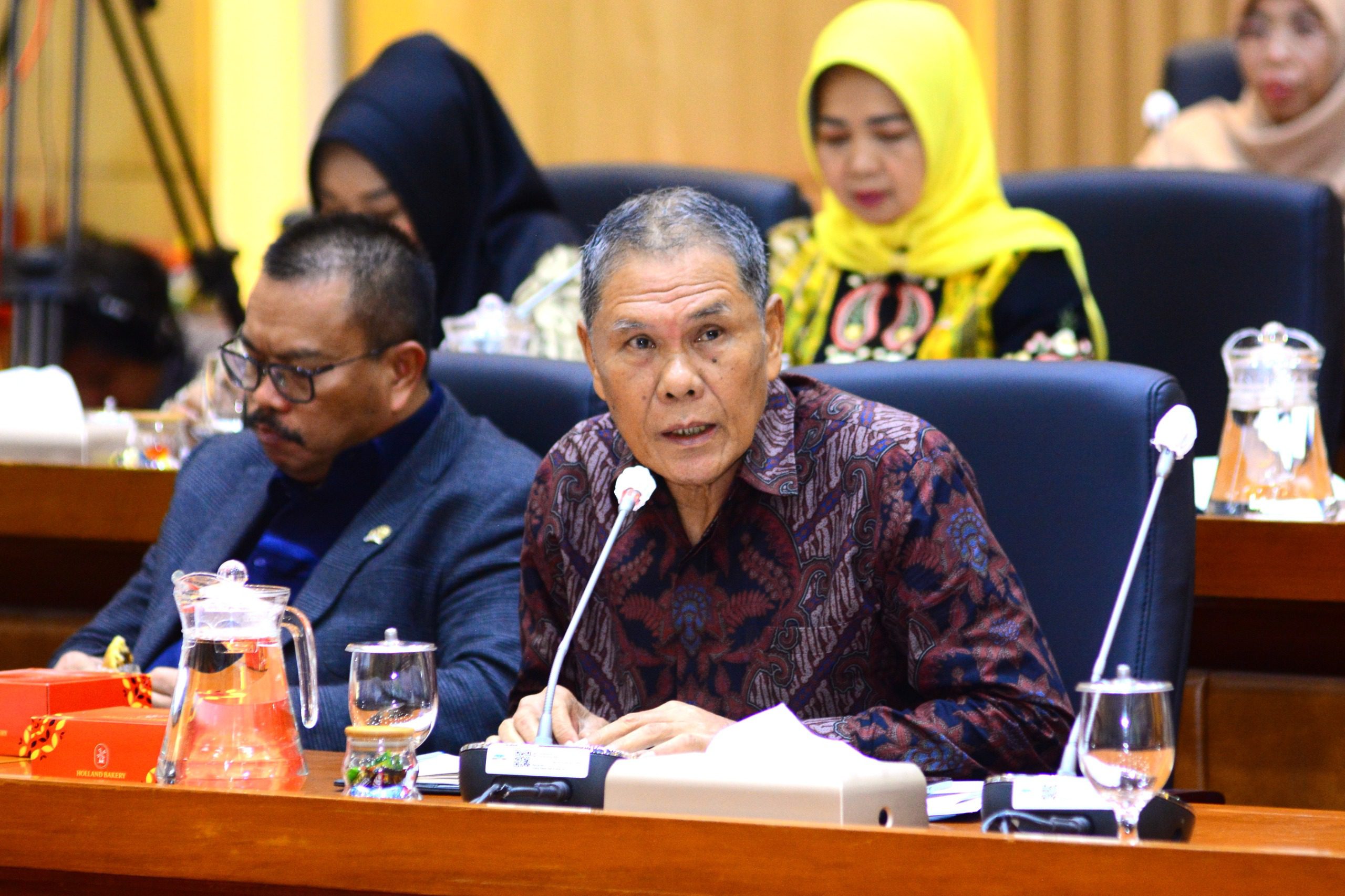 Anggota Komisi IX DPR RI, Ahmad Safei dalam RDPU Komisi IX DPR RI bersama Majelis Disiplin Profesi (MDP), Ikatan Dokter Indonesia (IDI), Ikatan Bidan Indonesia (IBI), dan PPNI di Gedung Nusantara I, Rabu (2/7/2025). Foto : Geral/Andri.