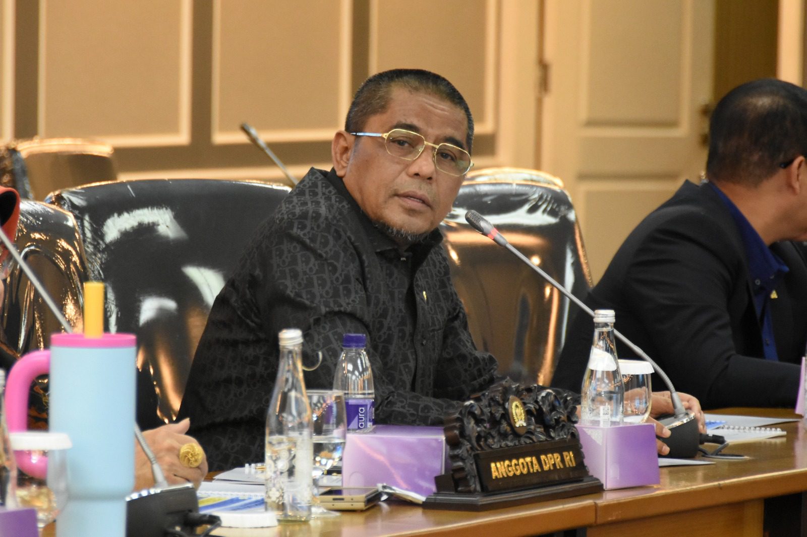 Anggota Komisi XIII DPR RI Arisal Aziz dalam Rapat Kerja Komisi XIII DPR RI dengan Menteri HAM, Rabu (16/7/2025). Foto: Runi/vel.