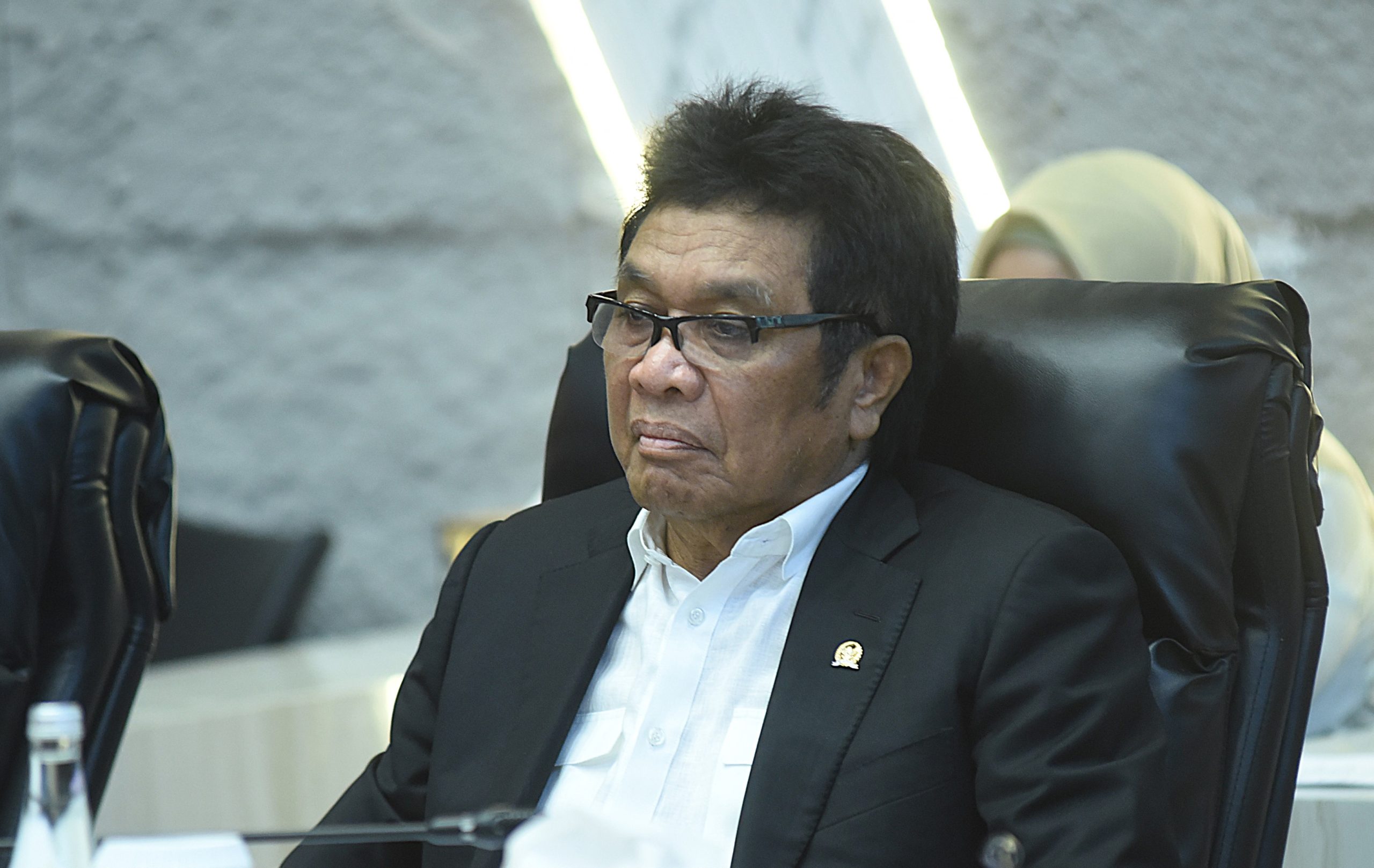 Wakil Ketua Komisi V DPR RI Ridwan Bae saat RDPUbersama Inisiasi Strategi Transportasi, Masyarakat Transportasi Indonesia) dan ITDP di Gedung DPR RI, Senayan, Jakarta, Selasa (1/7/2025). Foto : Jaka/Andri.