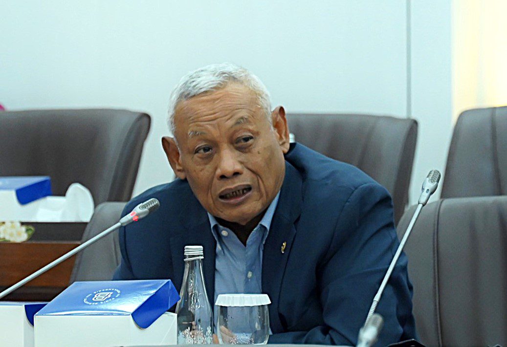 Anggota Komisi VI DPR RI Subardi dalam agenda Komisi VI DPR RI dengan Perum Perumnas dan PT Pembangunan Perumahan di Gedung Nusantara I, Senayan, Jakarta, Selasa (15/7/2025). Foto : Tari/Andri.