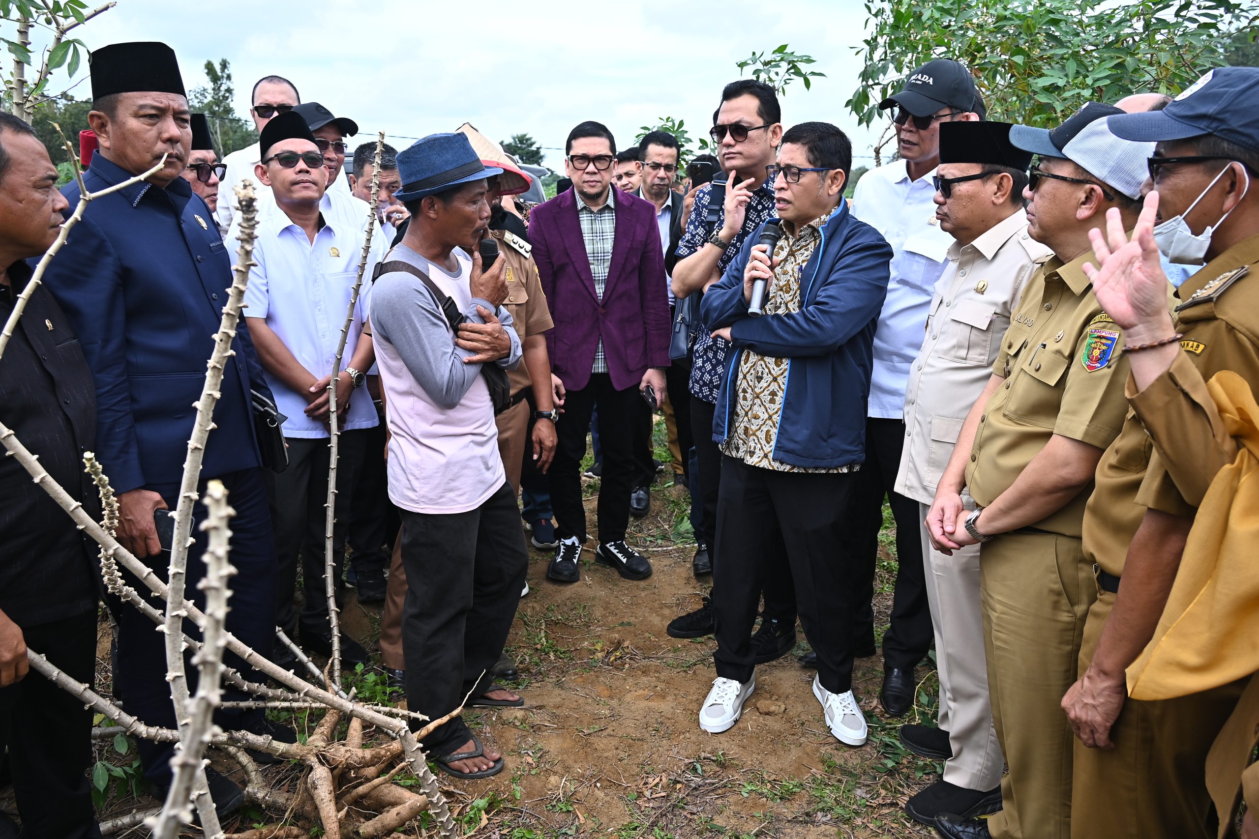 Ketua Baleg DPR RI, Bob Hasan, saat mengikuti Kunjungan Kerja Spesifik Badan Legislasi DPR RI ke Bandar Lampung, Provinsi Lampung, Senin (14/7/2025). Foto: Farhan/vel.