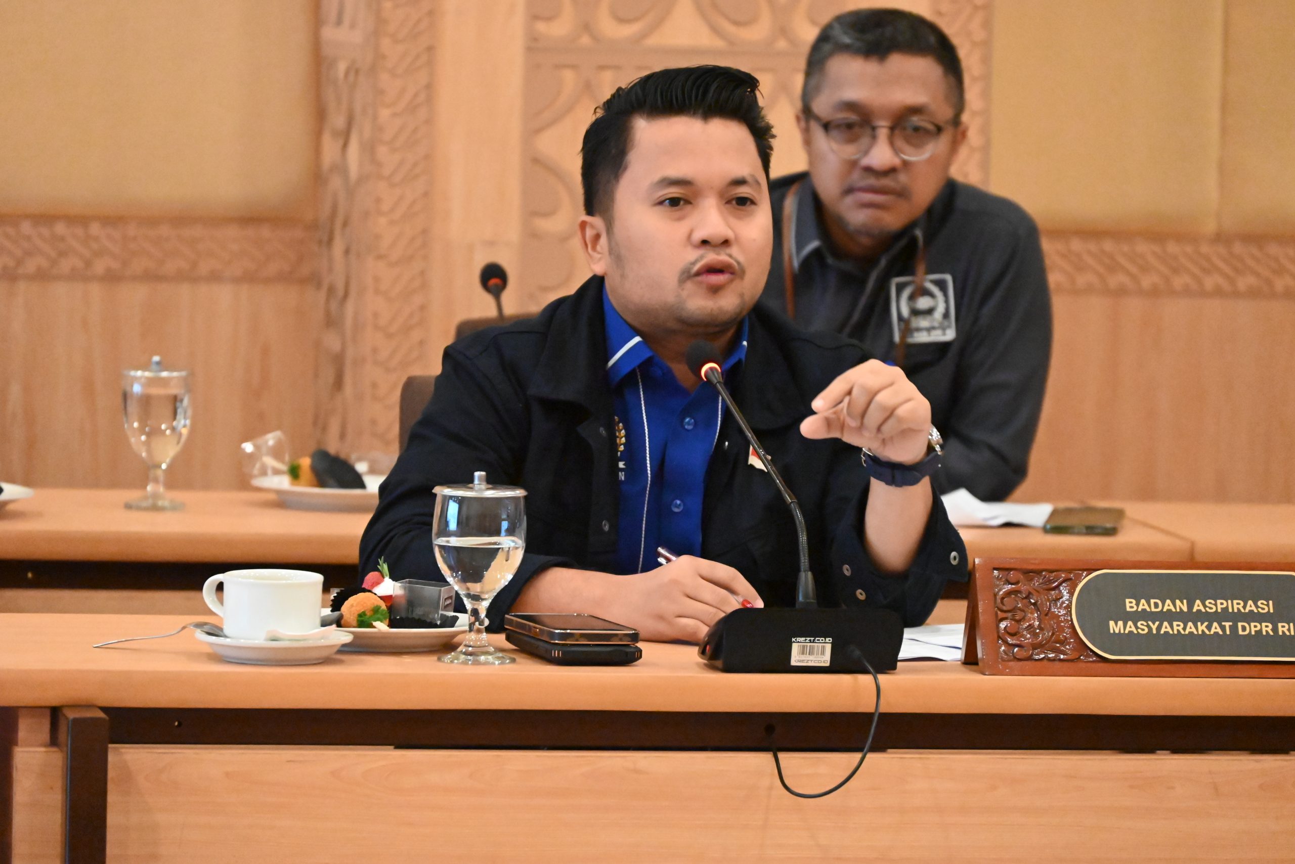 Anggota Komisi I DPR RI Slamet Ariyadi di sela kegiatan kunjungan kerjanya ke Provinsi Daerah Istimewa Yogyakarta, Senin (7/7/2025). Foto : Tasya/Andri.