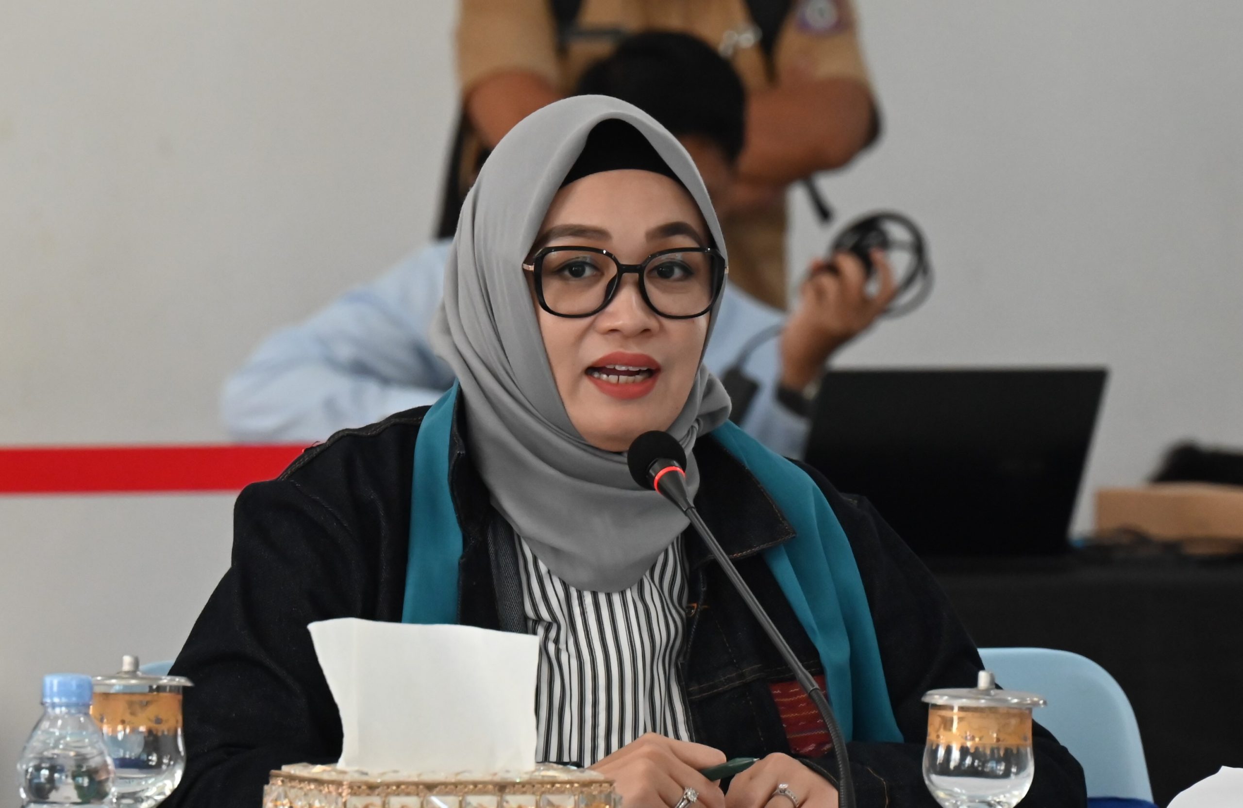 Wakil Ketua Komisi IX DPR RI, Putih Sari saat kunjungan kerja Komisi IX DPR RI ke Gorontalo, Selasa (11/08/2025). Foto : Gys/Andri.