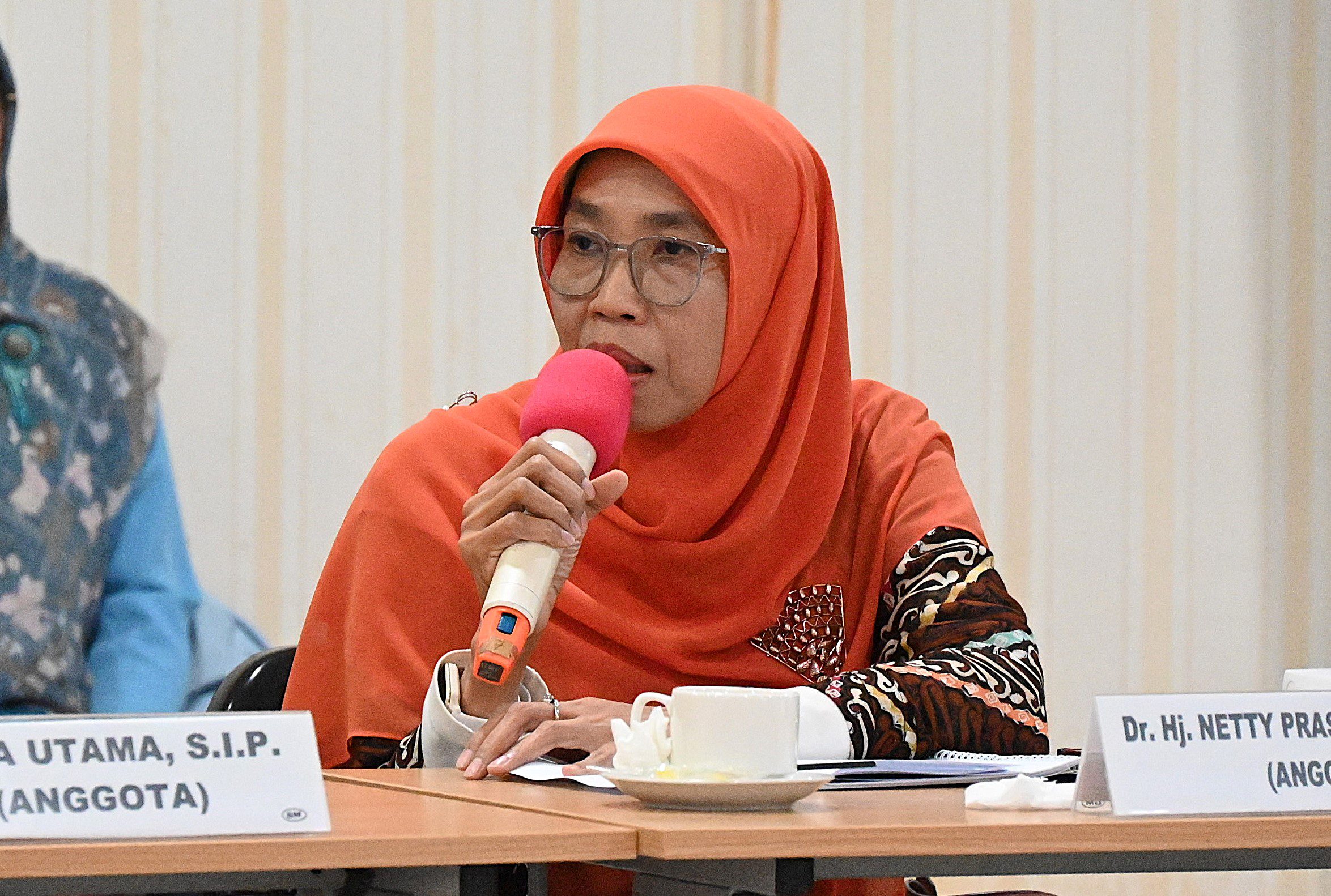 Anggota Komisi IX DPR RI Netty Prasetyani saat kunjungan kerja Komisi IX di Kota Kupang, Senin (11/8/2025). Foto : Galuh/Andri.