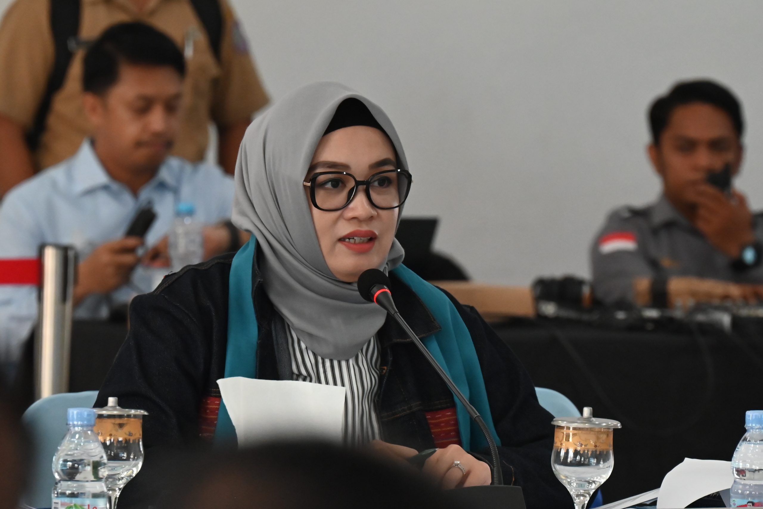 Wakil Ketua Komisi IX DPR RI, Putih Sari saat kunjungan kerja reses di Provinsi Gorontalo. Saat kunjungan kerja, Selasa (11/08/2025). Foto : gys/Andri.