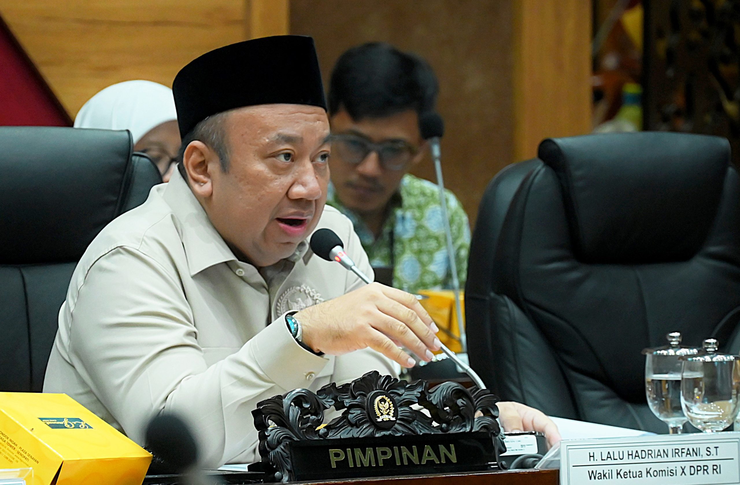 Wakil Ketua Komisi X DPR RI, Lalu Hadrian Irfani. Foto : Tari/Andri.