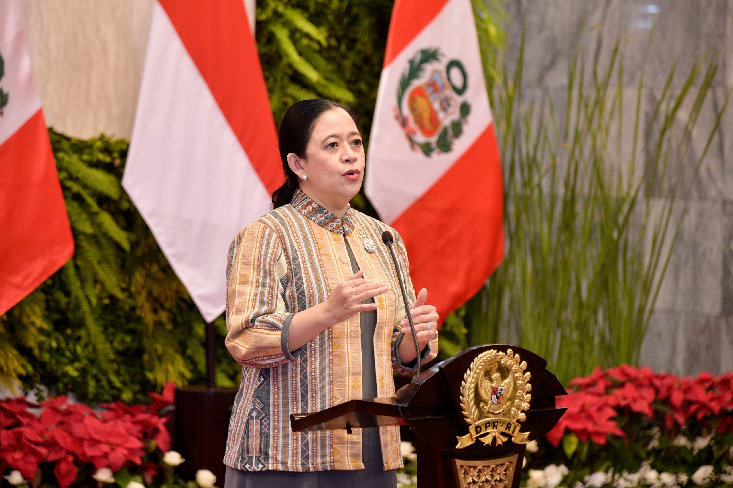 Ketua DPR RI Dr. (H.C.) Puan Maharani. Foto : Munchen/Andri.