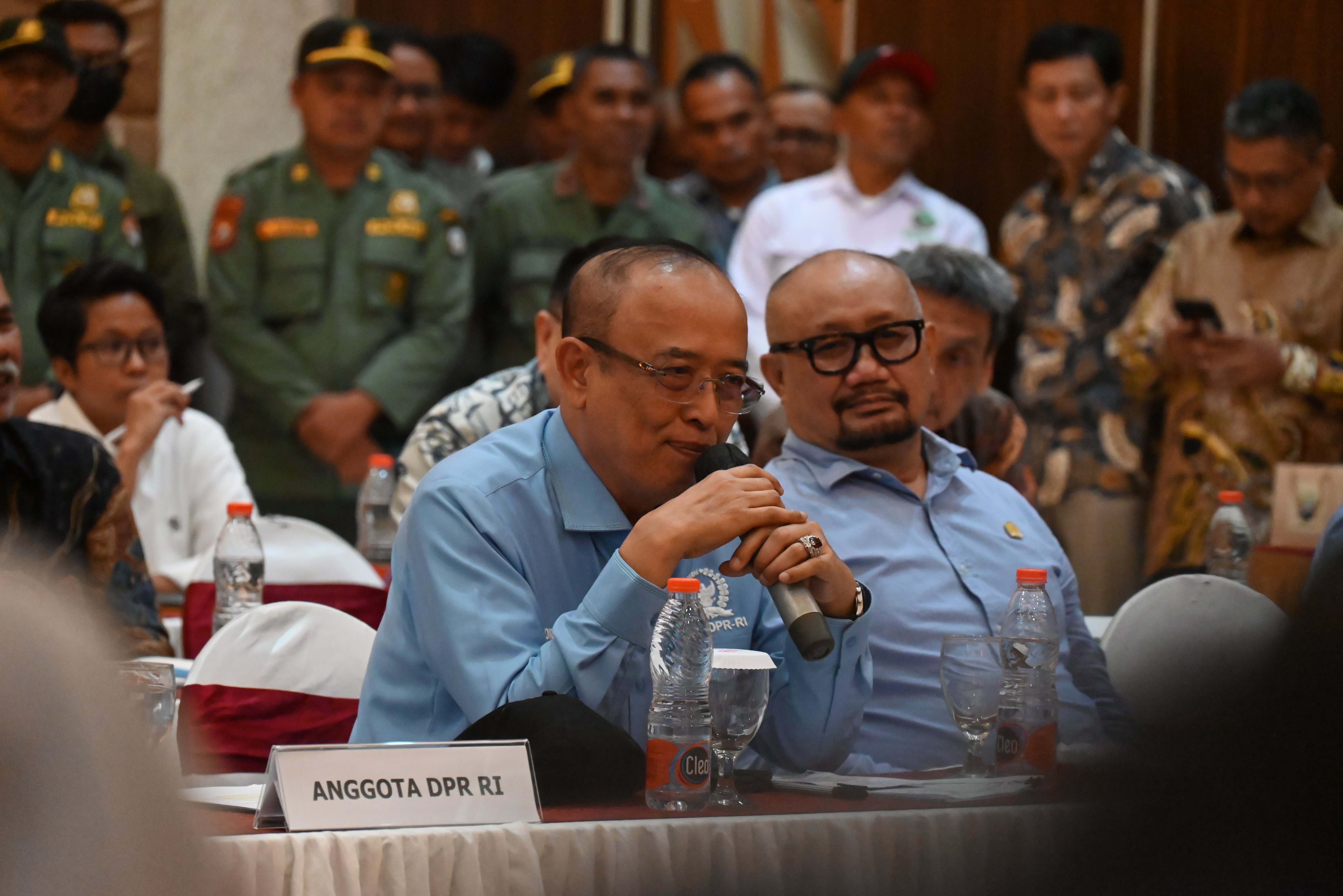 Anggota Komisi IV DPR RI Darori Wonodipuro saat mengikuti Kunjungan Kerja Komisi IV DPR RI ke Maluku Utara, Selasa (23/9/2025). Foto: Balggys/vel.