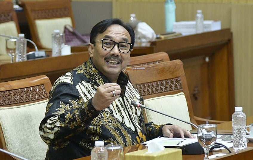 Anggota Komisi III DPR RI Benny Utama saat RDPU terkait Rancangan Kitab Undang-Undang Hukum Acara Pidana (KUHAP) bersama sejumlah pakar dan perwakilan masyarakat, di Gedung Nusantara II, Senayan, Jakarta, Senin (29/9/2025). Foto : Munchen/Andri.