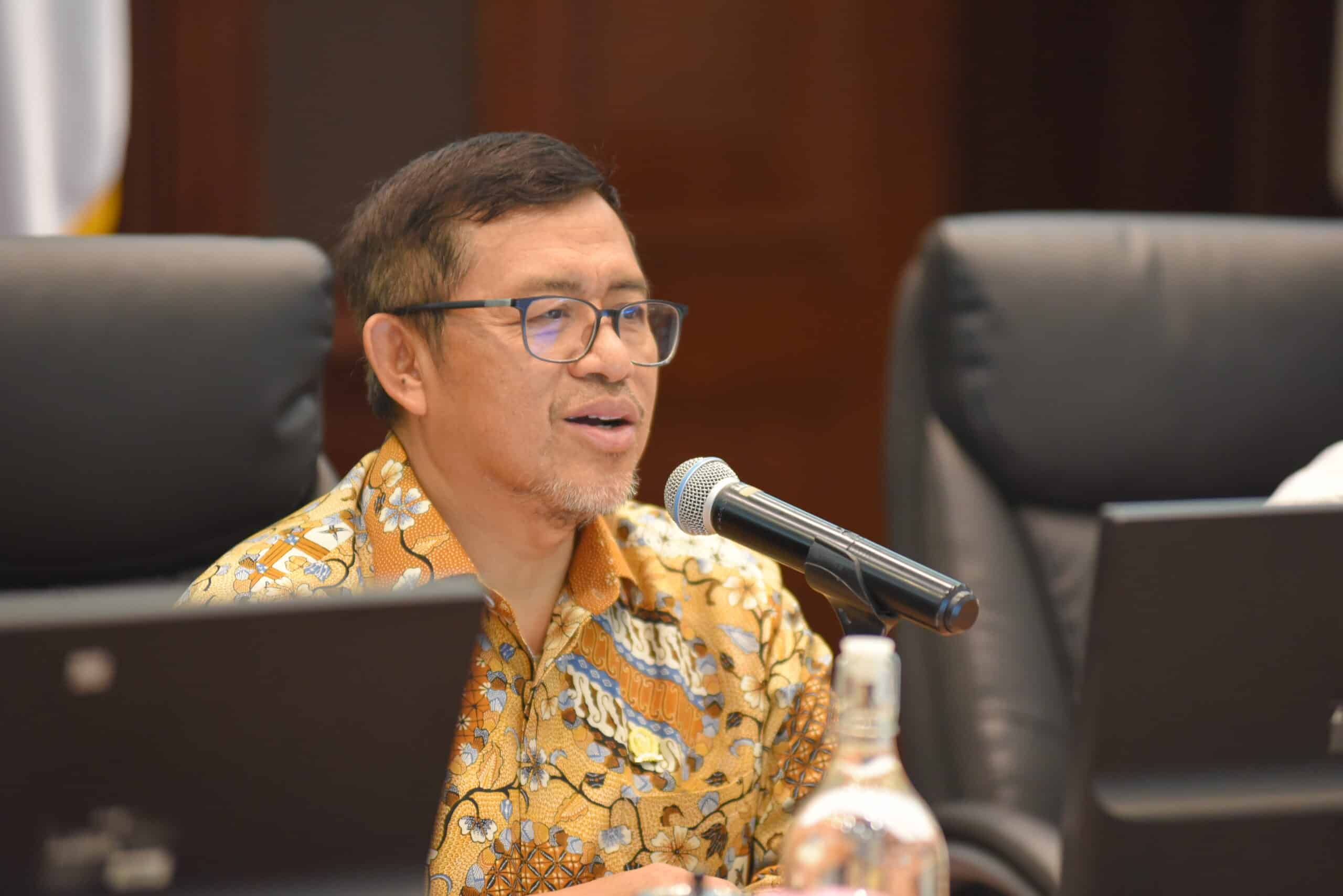 Ketua Badan Aspirasi Masyarakat (BAM) DPR RI, Ahmad Heryawan, dalam kunjungan kerja BAM DPR RI di Kabupaten Bandung, Provinsi Jawa Barat, Selasa (23/9/2025). Foto: Singgih/vel.