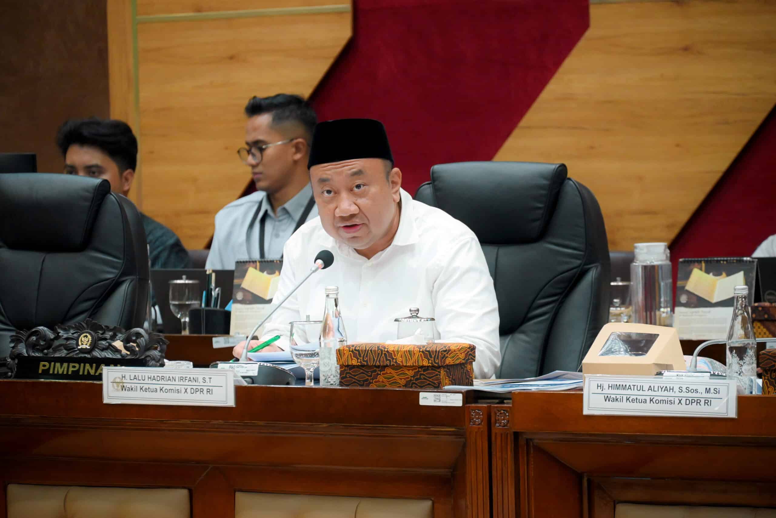 Wakil Ketua Komisi X DPR RI, Lalu Hadrian Irfani. Foto: Tari/vel.