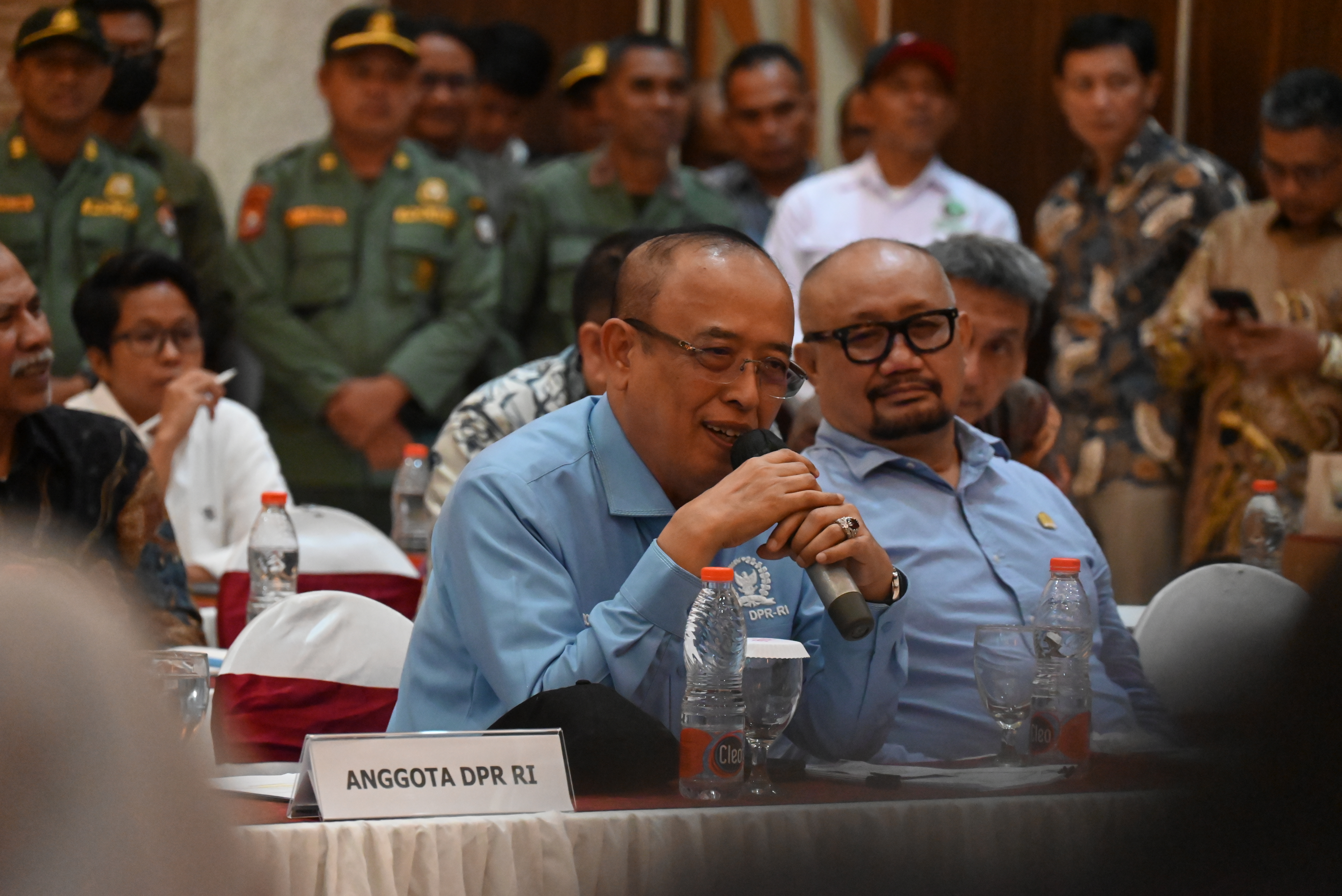 Anggota Komisi IV Darori Wonodipuro saat mengikuti Kunjungan Kerja Spesifik ke Maluku Utara, Selasa, (23/9/2025). Foto: Balggys/vel.