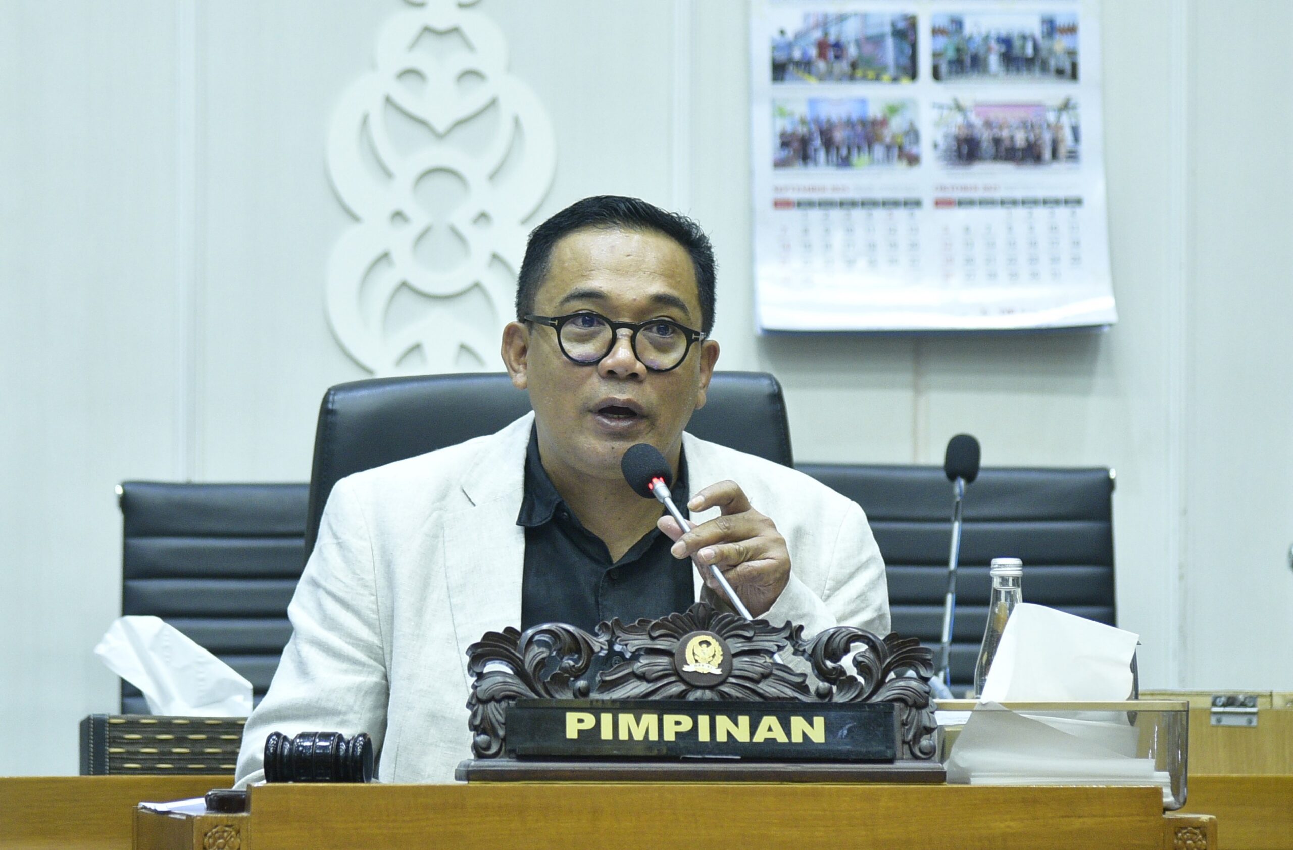 Wakil Ketua Baleg DPR RI Ahmad Iman Sukri dalam rapat Baleg DPR RI di kompleks parlemen, Jakarta, Senin (29/9/2025). Foto : Munchen/Andri.