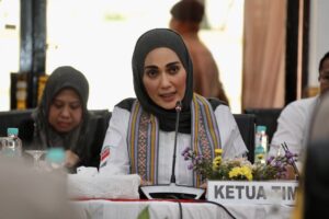 Wakil Ketua Komisi III DPR RI, Sari Yuliati, saat mengikuti kunjungan reses Komisi III DPR RI di Provinsi Nusa Tenggara Barat (Lombok), Senin, (6/10/2025). Foto: Ulfi/vel.