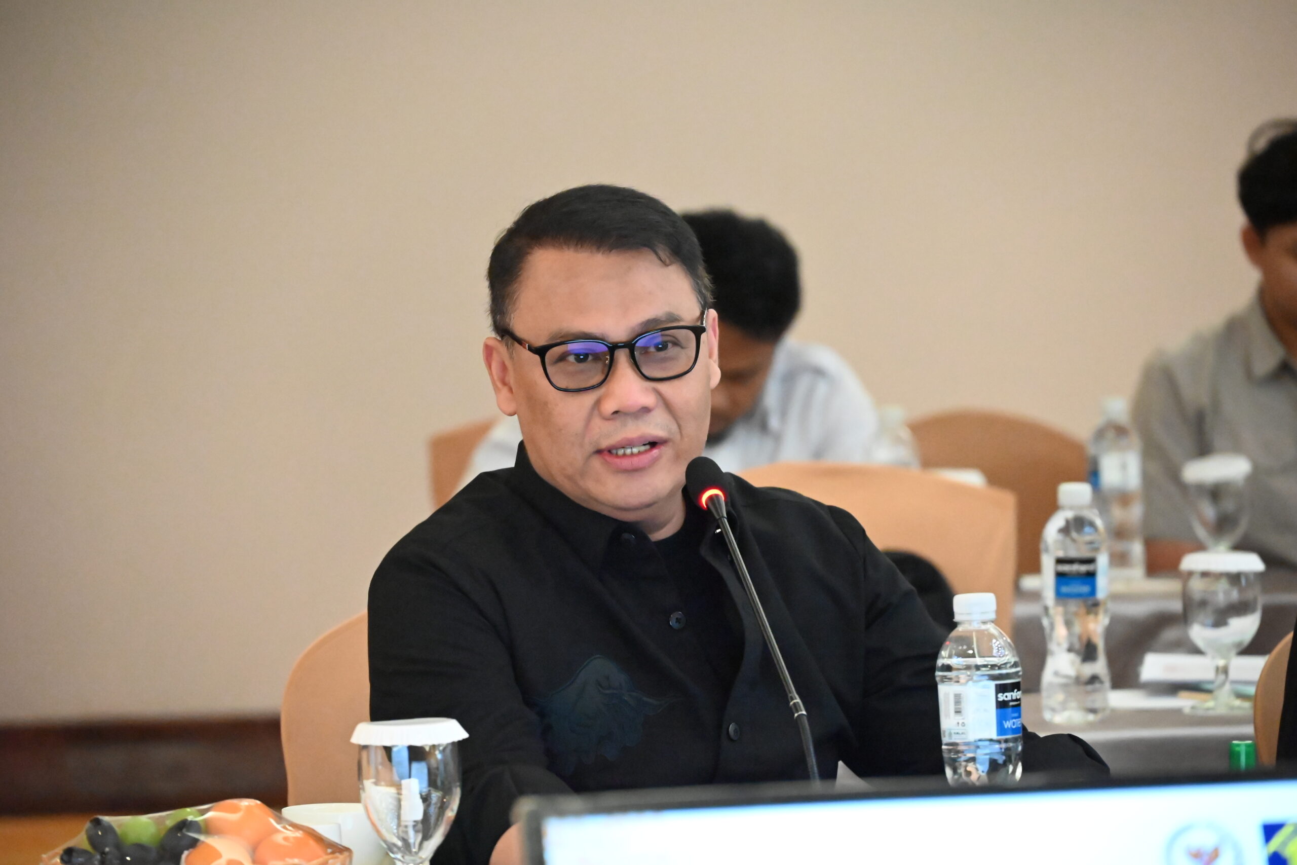 Anggota Komisi XIII DPR RI, Ahmad Basarah, dalam kunjungan kerja reses Komisi XIII DPR RI di Batam, Kepulauan Riau, Jumat (3/10/2025). Foto: Hira/vel.