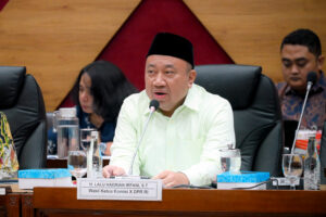 Wakil Ketua Komisi X DPR RI Lalu Hadrian Irfani. Foto: Tari/vel.