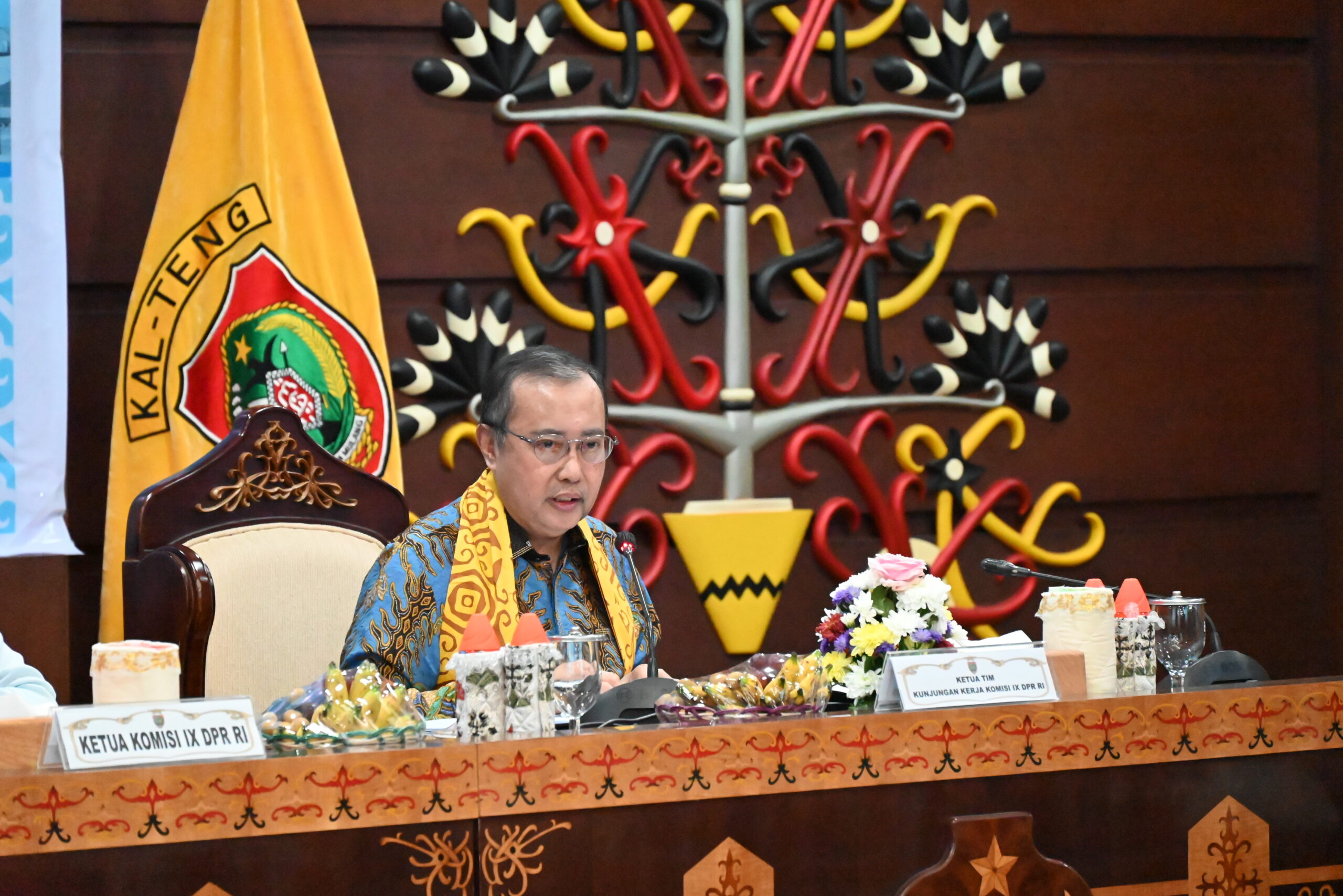 Wakil Ketua Komisi IX DPR RI Yahya Zaini dalam kunjungan kerja Komisi IX DPR RI ke Palangkaraya, Kalimantan Tengah, Senin (6/10/2025). Foto: Galuh/vel.