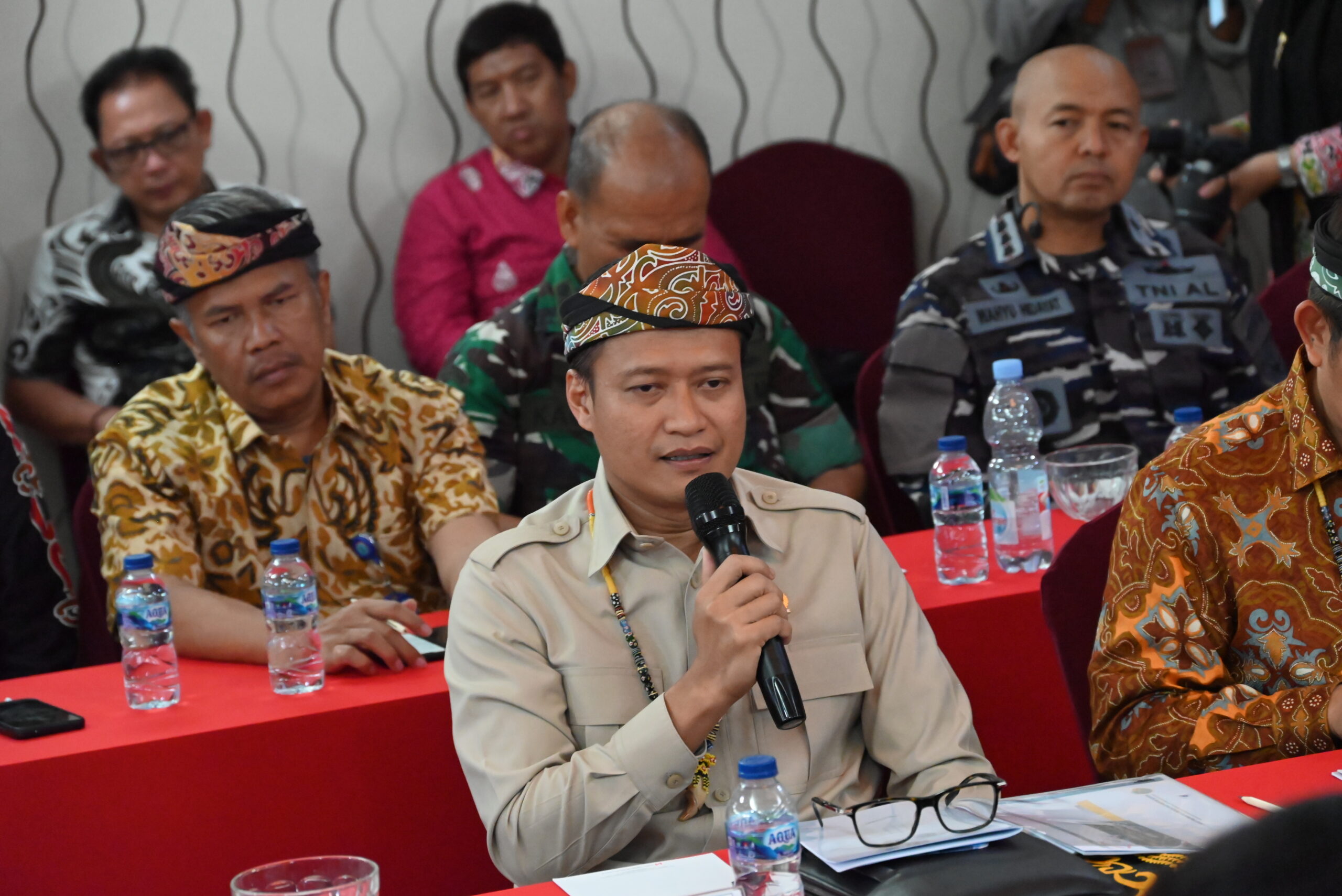 Anggota Komisi II DPR RI Azis Subekti saat mengikuti kunjungan kerja reses di Tarakan, Jumat (3/9/2025). Foto: Agung/vel