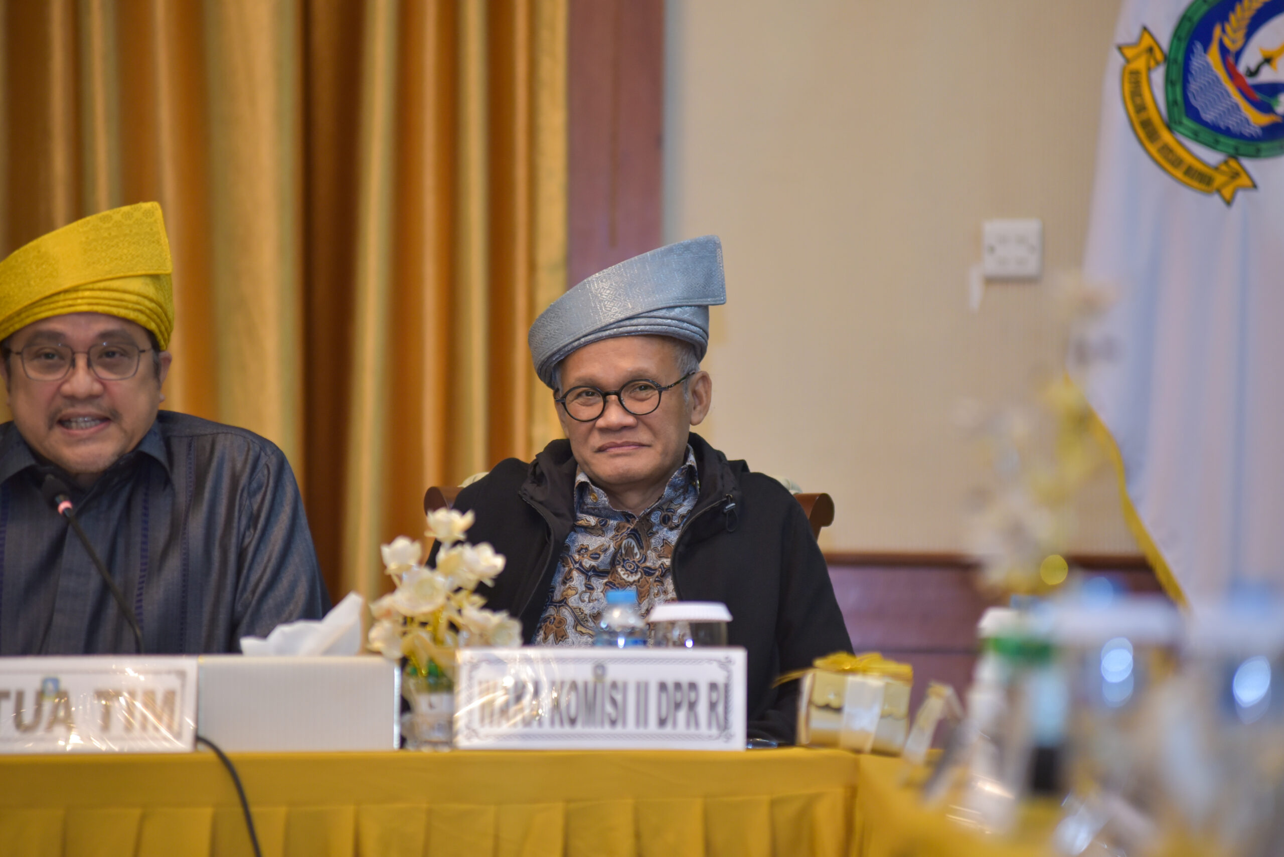 Wakil Ketua Komisi II DPR RI, Aria Bima, saat pertemuan Komisi II dengan Gubernur Kepri, di Tanjung Pinau, Kepulauan Riau, Senin (29/9/2025). Foto: Eno/vel.