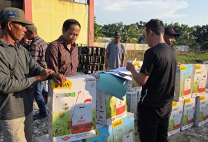 Anggota DPR RI dari Dapil Kalimantan Tengah, Bambang Purwanto, melaksanakan reses untuk menyerap aspirasi masyarakat di Kabupaten Pulang Pisau, Selasa (14/10/2025). Foto : Ist/Andri.