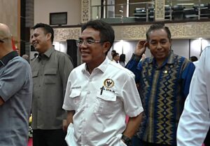 Wakil Ketua Komisi IV DPR RI Panggah Susanto saat agenda peninjauan kerja lapangan gabungan DPR ke Kabupaten Banyuasin, Sumatera Selatan, Rabu (15/10/2025). Foto : Saum/Andri.